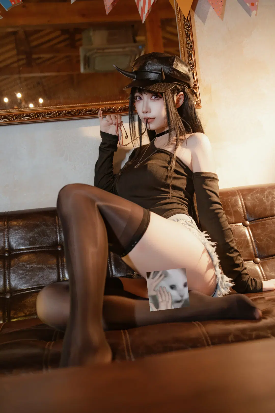 [Noshiro cosplay] Azur Lane Noshiro's vintage dark style atmospheric interpretation by 阳春白悦 - Image 2