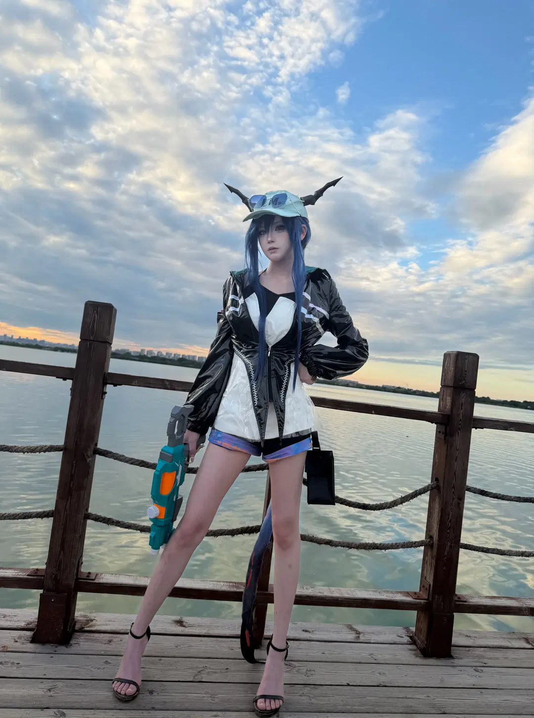 二次元, 明日方舟, 陈晖洁cos, 水枪, 多索雷斯假日