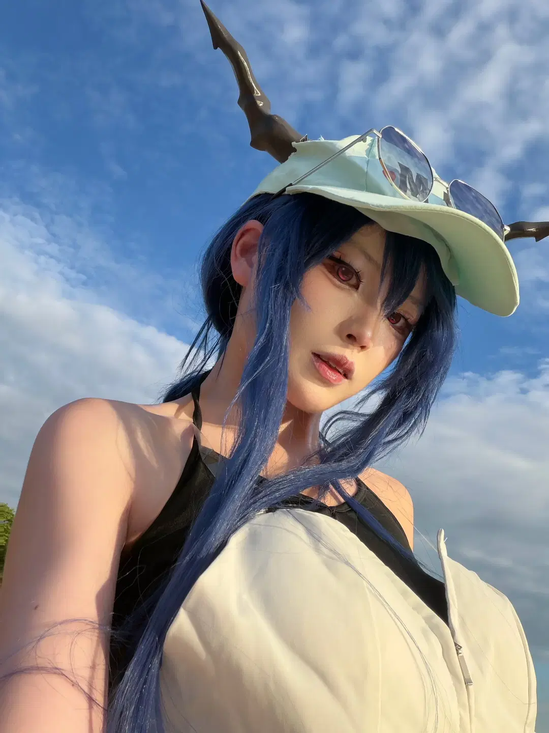 【チェン コスプレ】『アークナイツ』ドッソレスホリデー、水辺を吹き抜ける嵐 - 商齐 - 2枚目