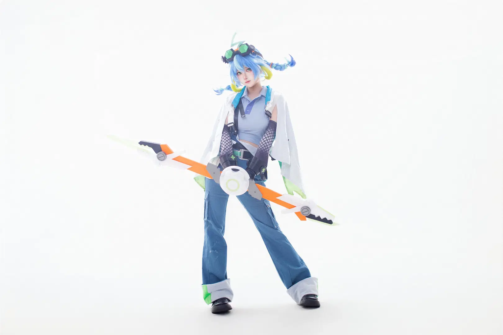 王者荣耀, 王者荣耀cos, 工装风, 机甲道具, 蚩姹cos