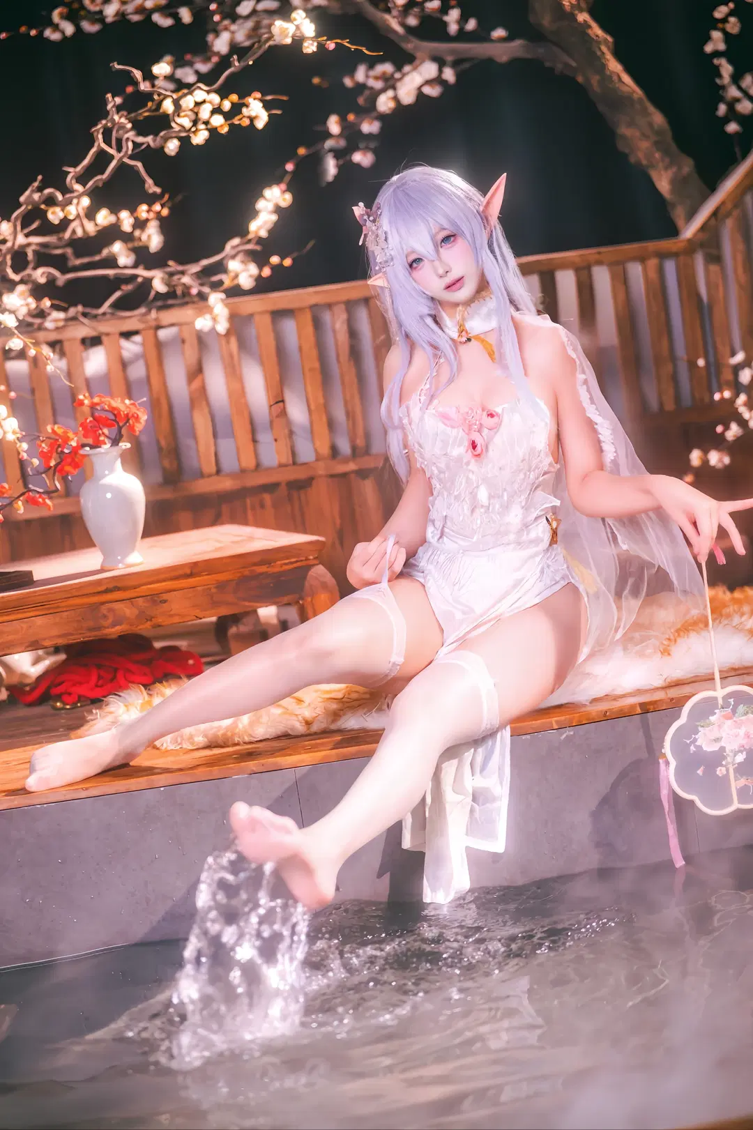 【阿尔比恩cos】碧蓝航线里的纯白精灵 - 小鹿九九 - 第2张