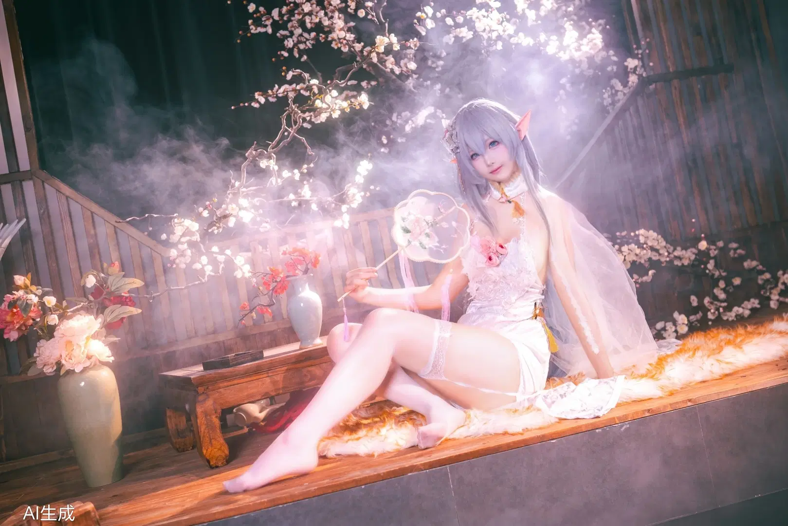 【阿尔比恩cos】碧蓝航线里的纯白精灵 - 小鹿九九 - 第4张