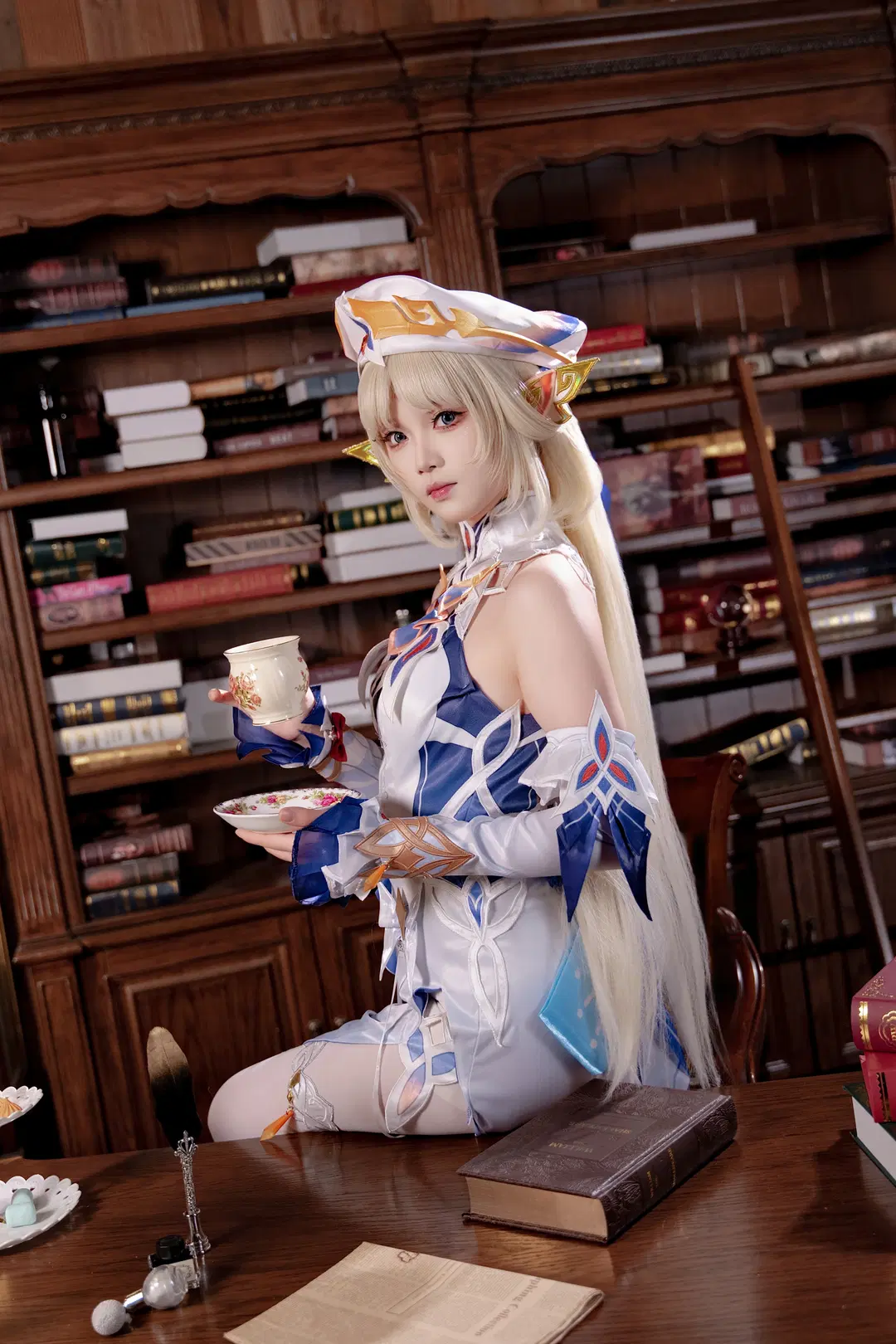 【尼可·莱恩cos】原神魔女会N的书房静谧时刻 - Xu - 第3张
