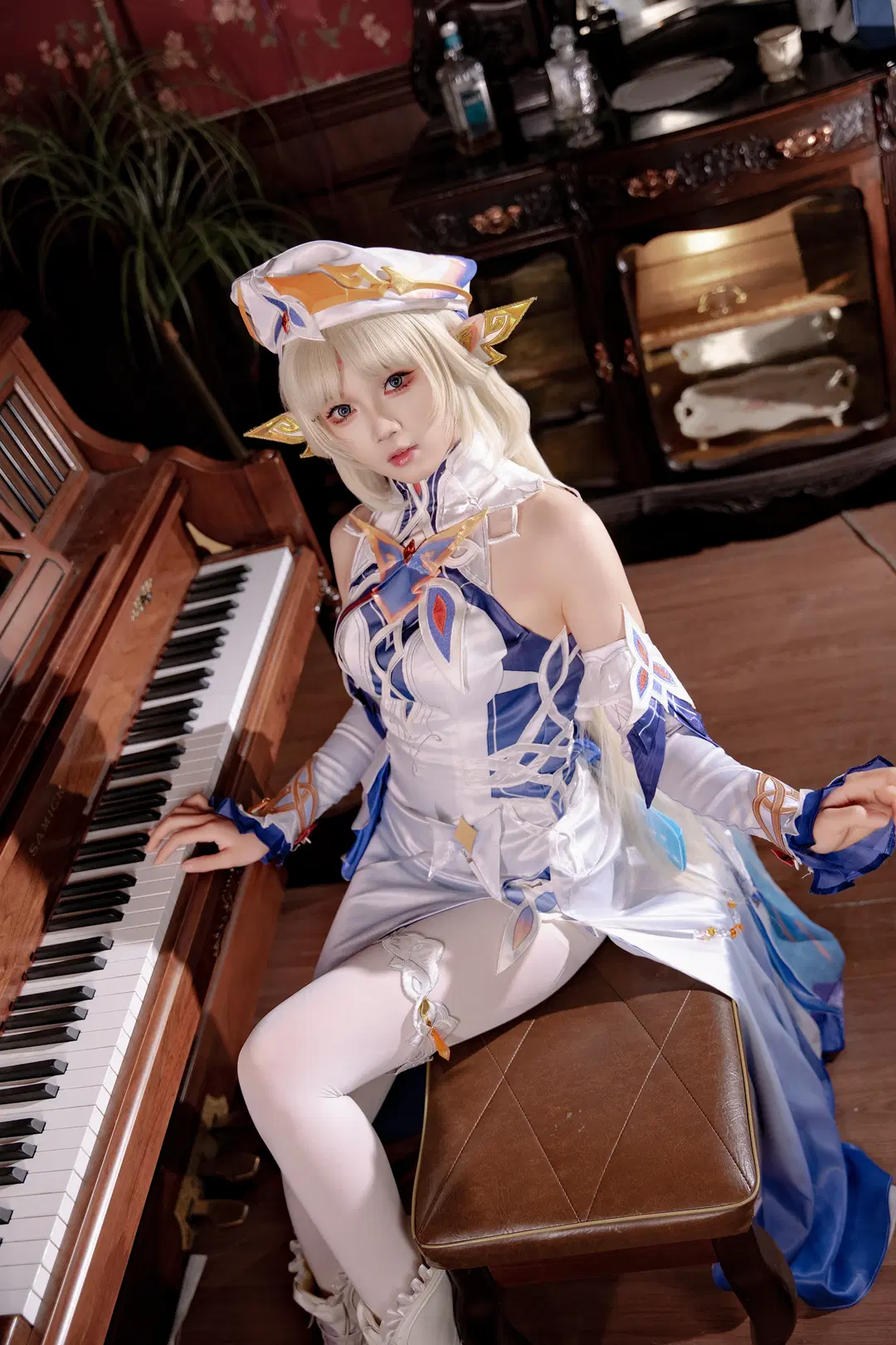 【尼可·莱恩cos】原神魔女会N的书房静谧时刻 - Xu - 第8张