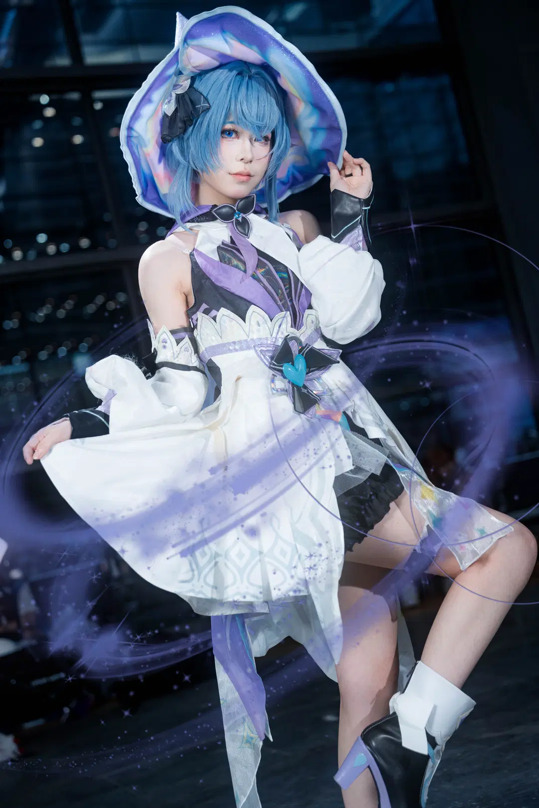 王者荣耀, 小乔cos, 时之魔女, cosplay摄影, 光影特效