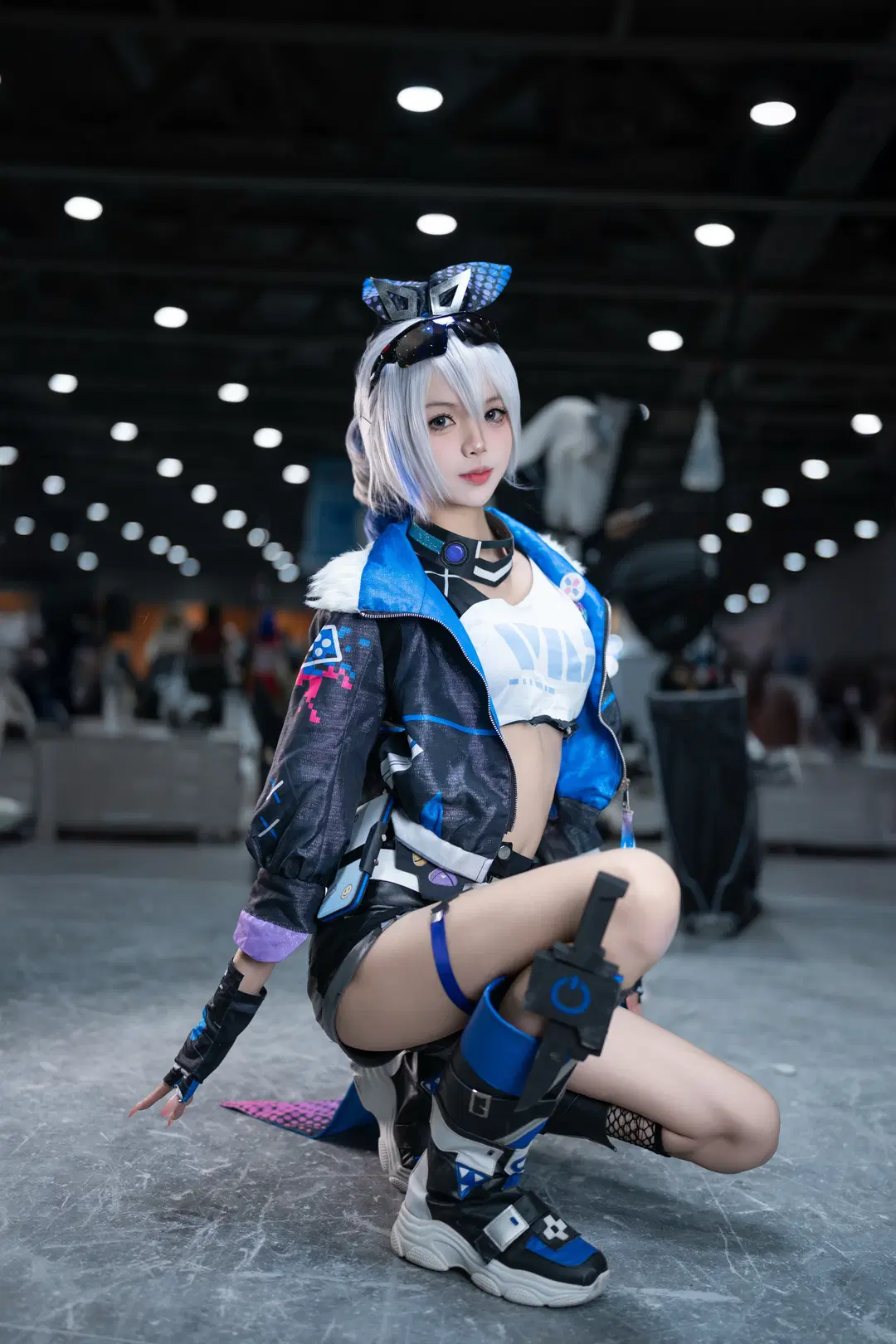崩壊：スターレイル, サイバーパンク, イベント写真, 銀狼 コスプレ, ウス