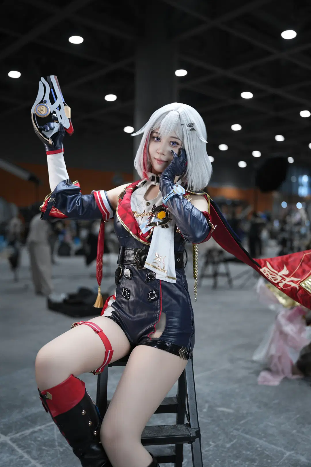 【帕託cos】崩壞星穹鐵道場照，銀髮紅挑染的科幻風搭配 - 雪落何处寄清音（CICF全勤版） - 第2張