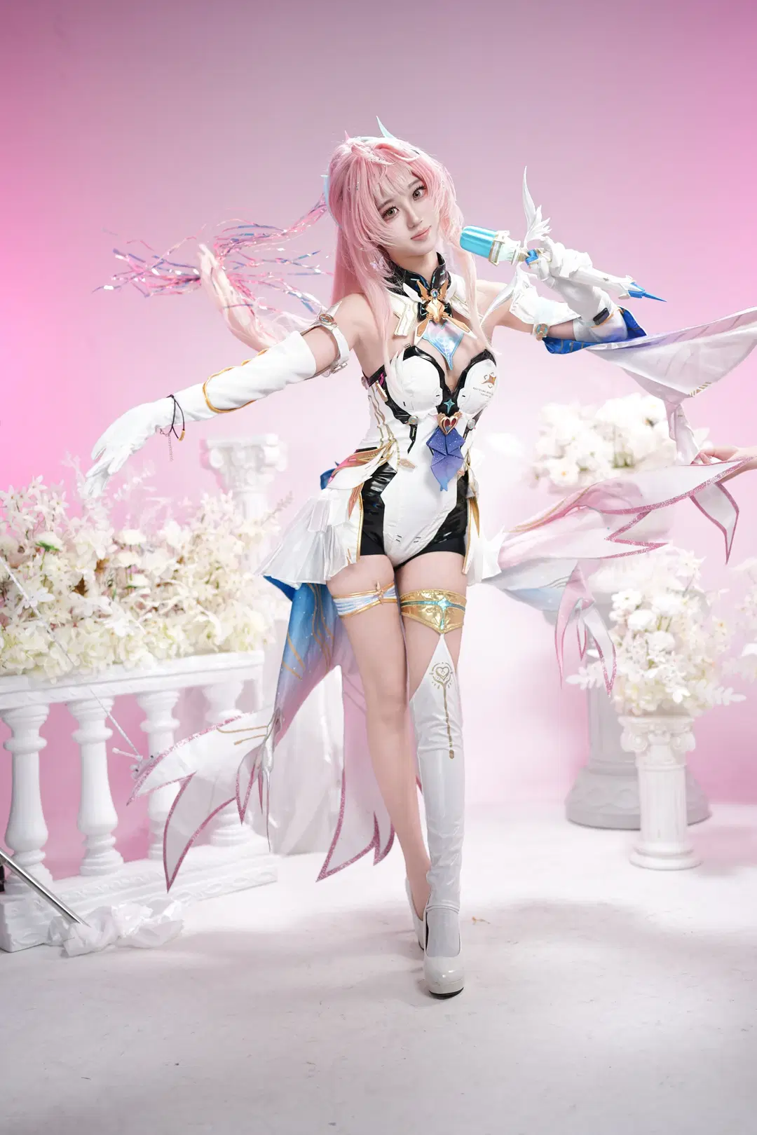 鸣潮, 二次元摄影, 爱弥斯cos, cosplay正片, 丝袜长靴
