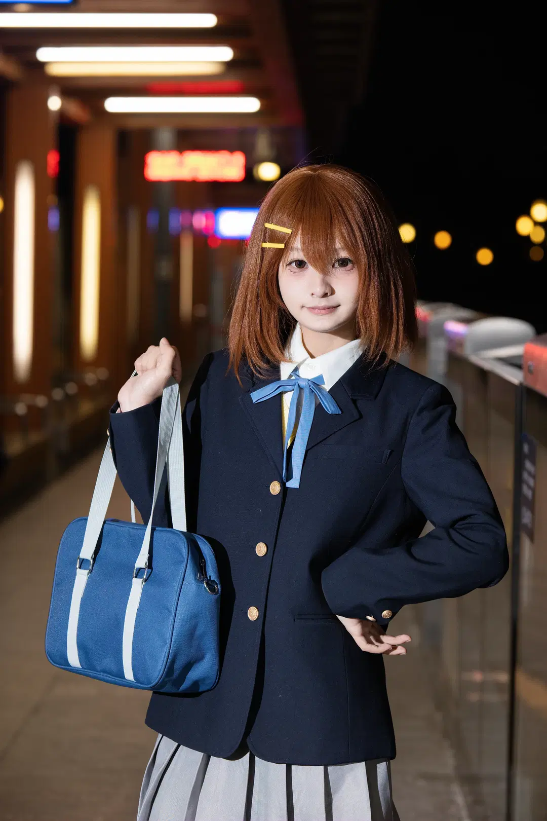 【平沢唯コスプレ】夜風と街灯の下で紡ぐ放課後ティータイム - 花卷Hanamaki - 3枚目