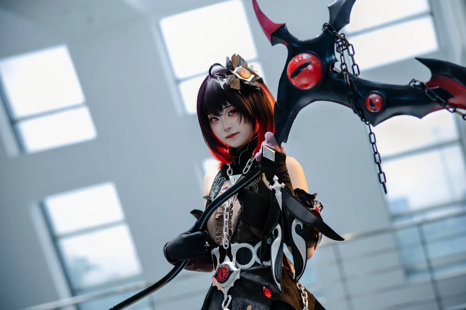 cosplay, 场照, 希儿cos, 崩坏三, 丝袜 - 第5张