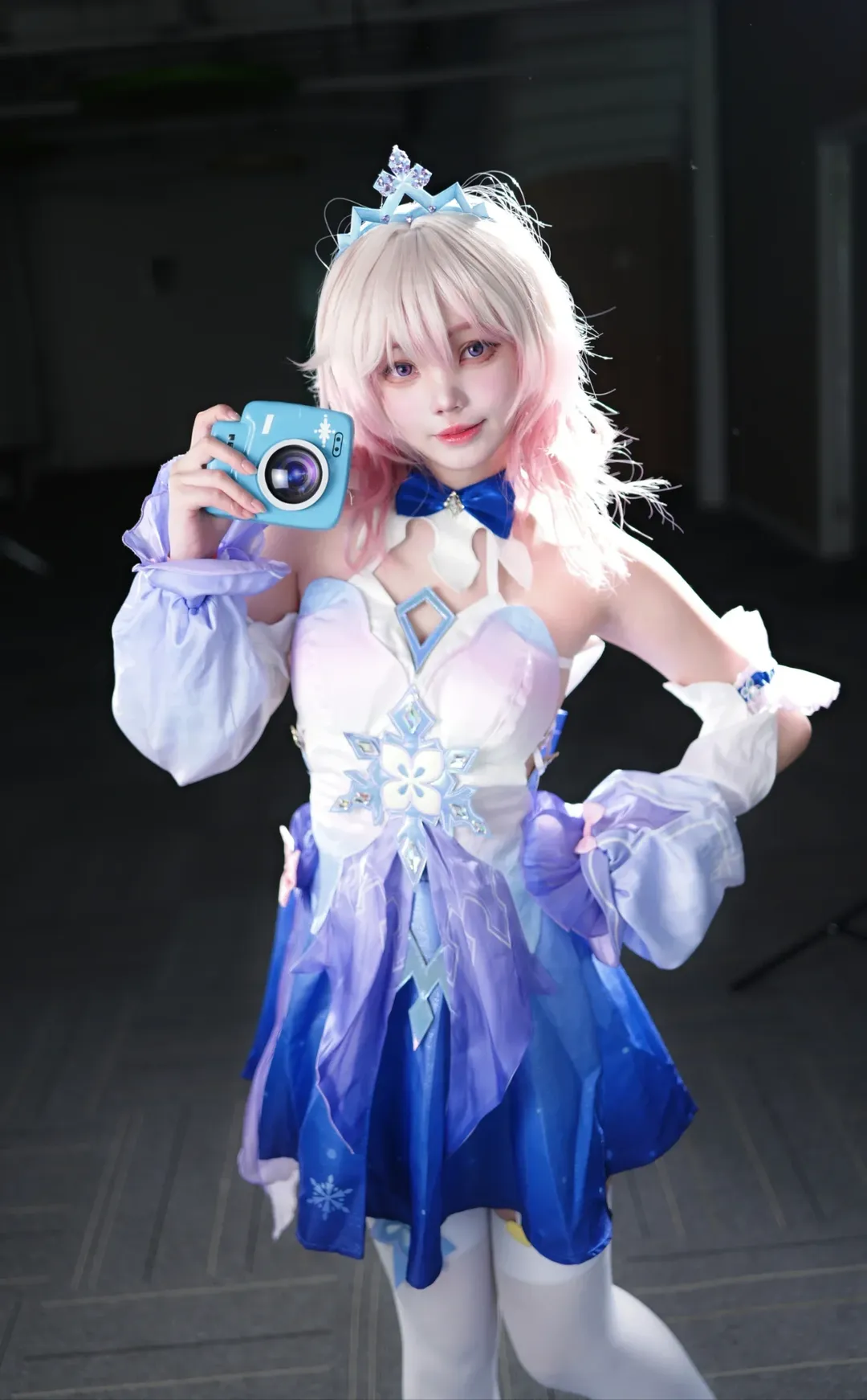 cosplay, 崩壞星穹鐵道, 三月七cos, 白絲, cos場照 - 第1張