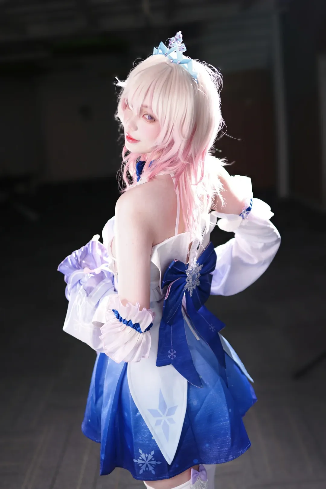 cosplay, 崩壞星穹鐵道, 三月七cos, 白絲, cos場照