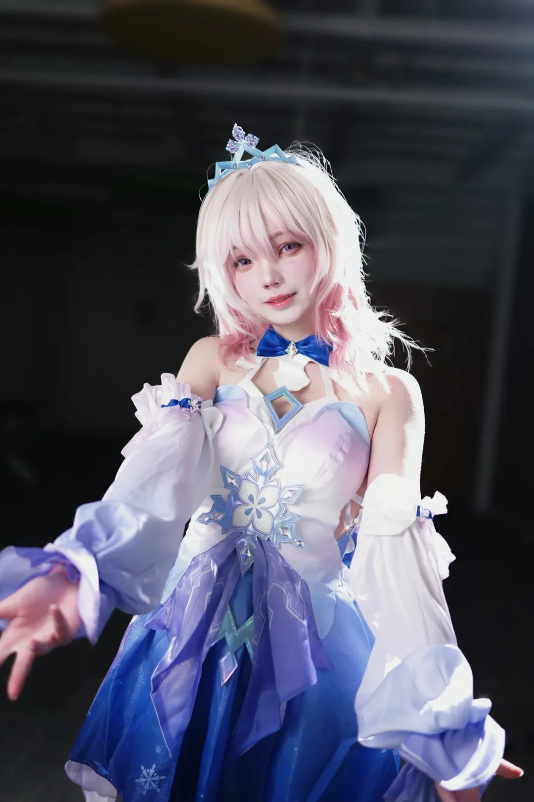 cosplay, 崩壞星穹鐵道, 三月七cos, 白絲, cos場照 - 第3張
