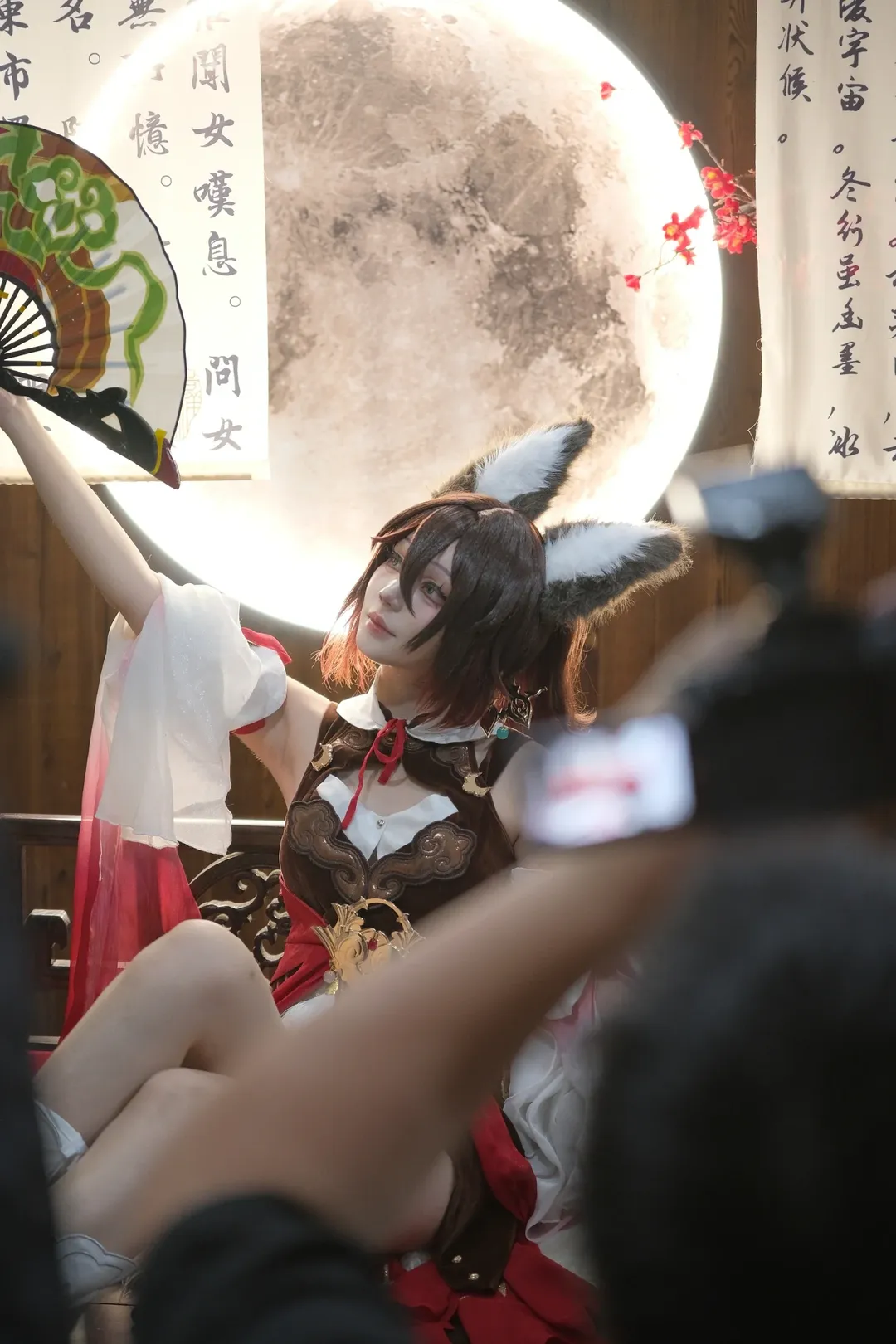崩壞星穹鐵道, 停雲cos, 白絲, 漫展現場, 女coser