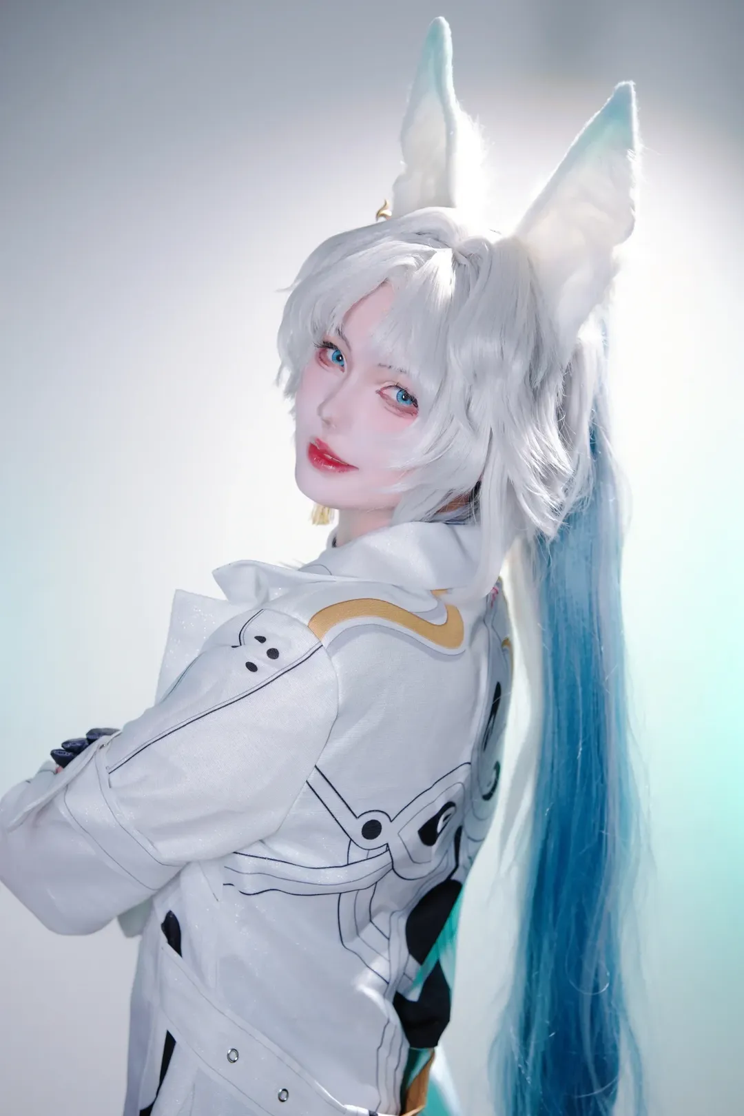 崩壞星穹鐵道, 飛霄cos, 獸耳cos, 試妝分享, 大捷將軍cos - 第3張