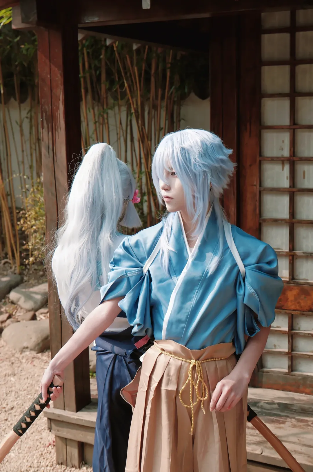 原神, 神里绫华cos, 古风庭院, 神里绫人cos, 剑道服日常 - 第7张