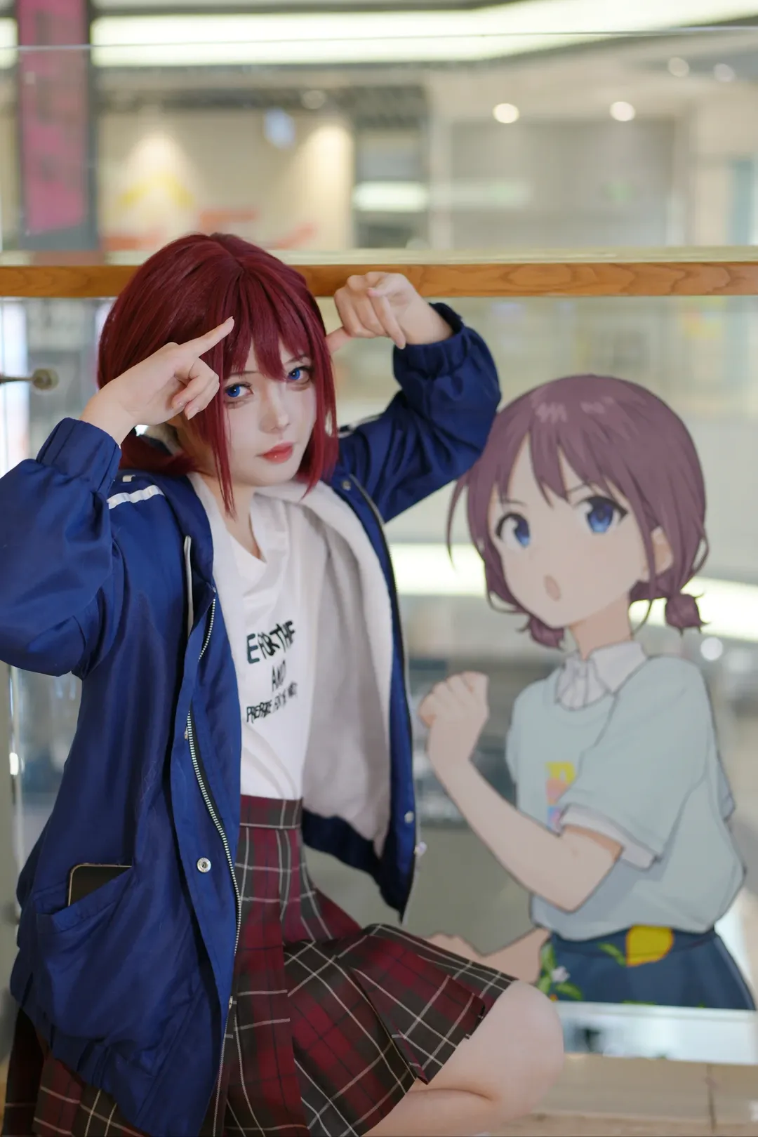 cosplay, 哭泣少女乐队, 井芹仁菜cos, 河原木桃香cos, gbc快闪 - 第10张
