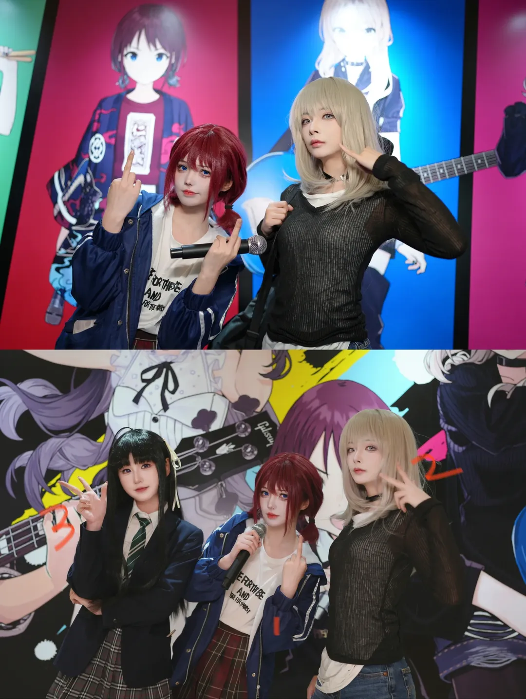 cosplay, 哭泣少女乐队, 井芹仁菜cos, 河原木桃香cos, gbc快闪 - 第2张