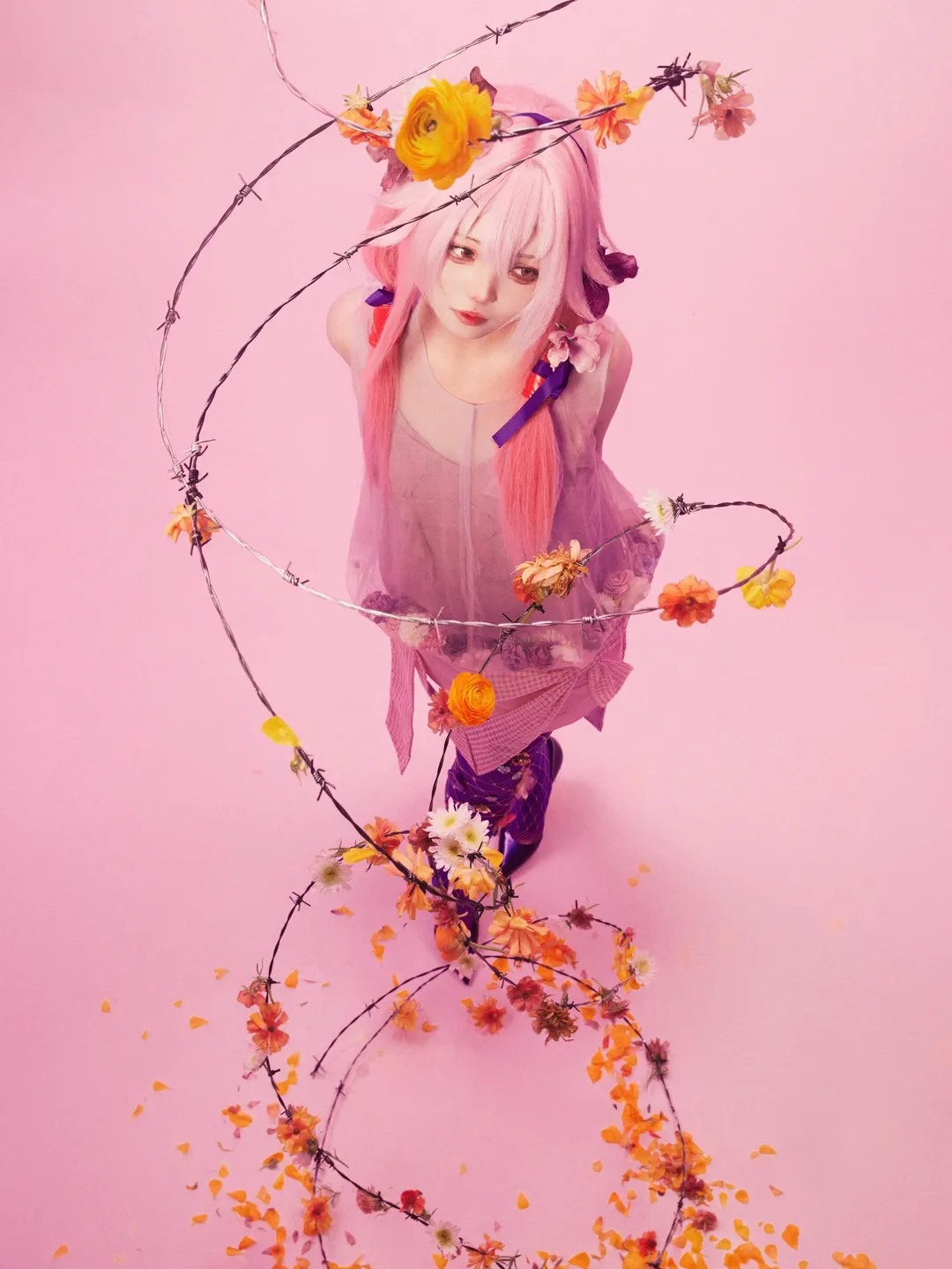 cosplay, 楪祈cos, 罪恶王冠, 丝袜, 创意摄影