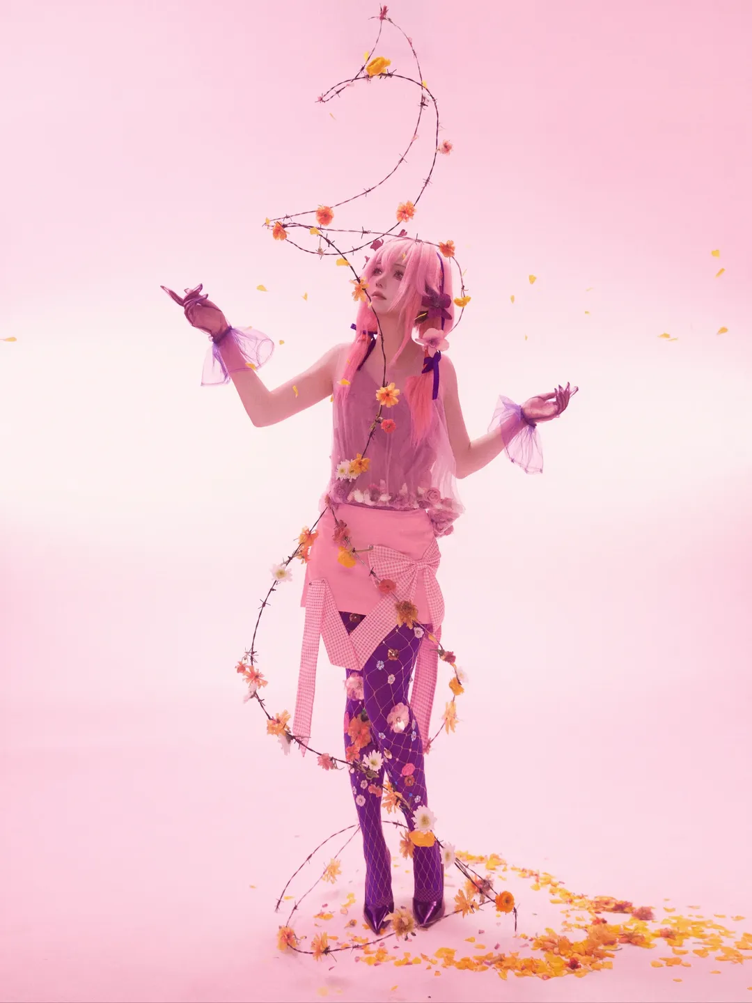 cosplay, 楪祈cos, 罪恶王冠, 丝袜, 创意摄影 - 第5张