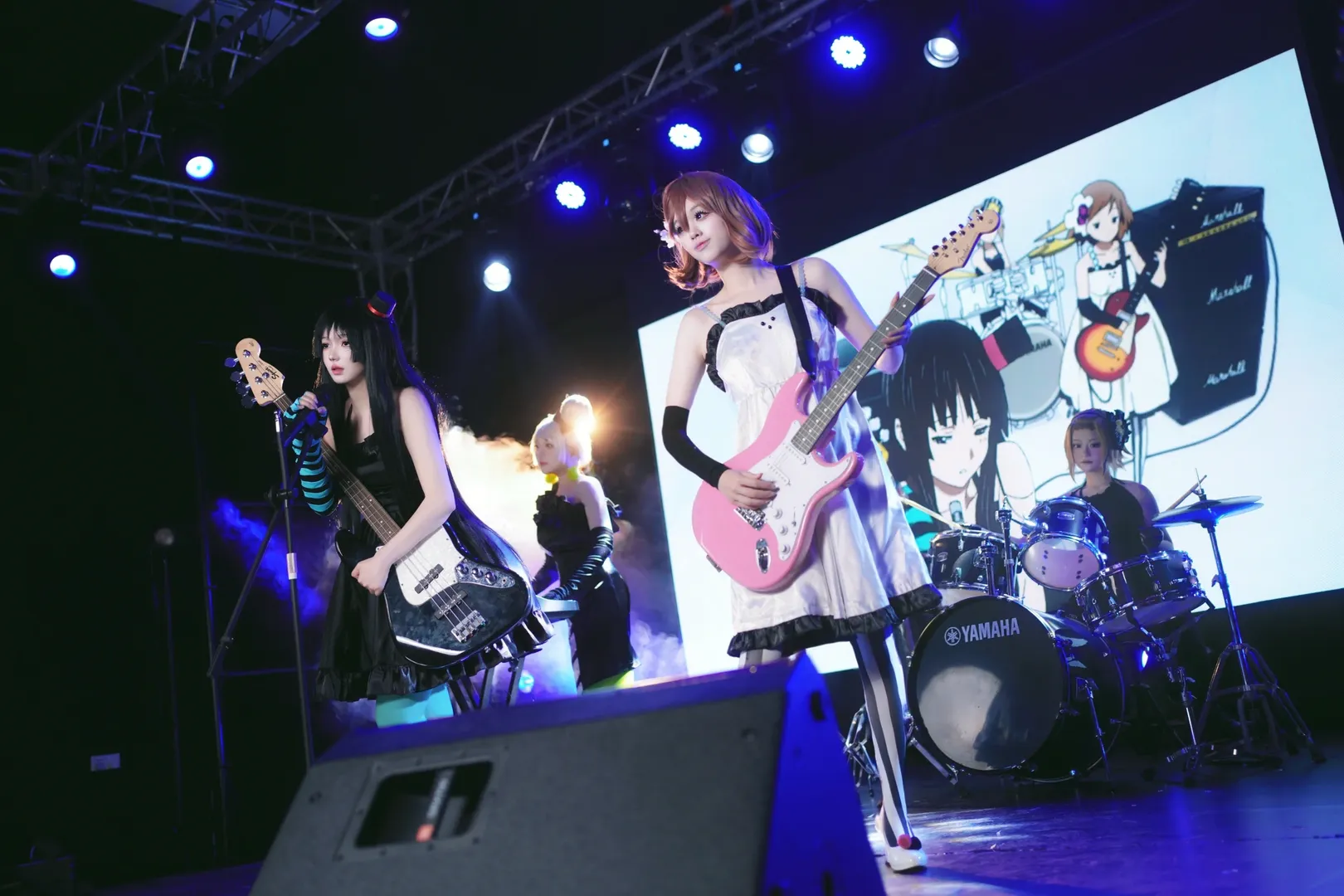 秋山澪cos, 轻音少女, 平泽唯cos, 田井中律cos, 丝袜控