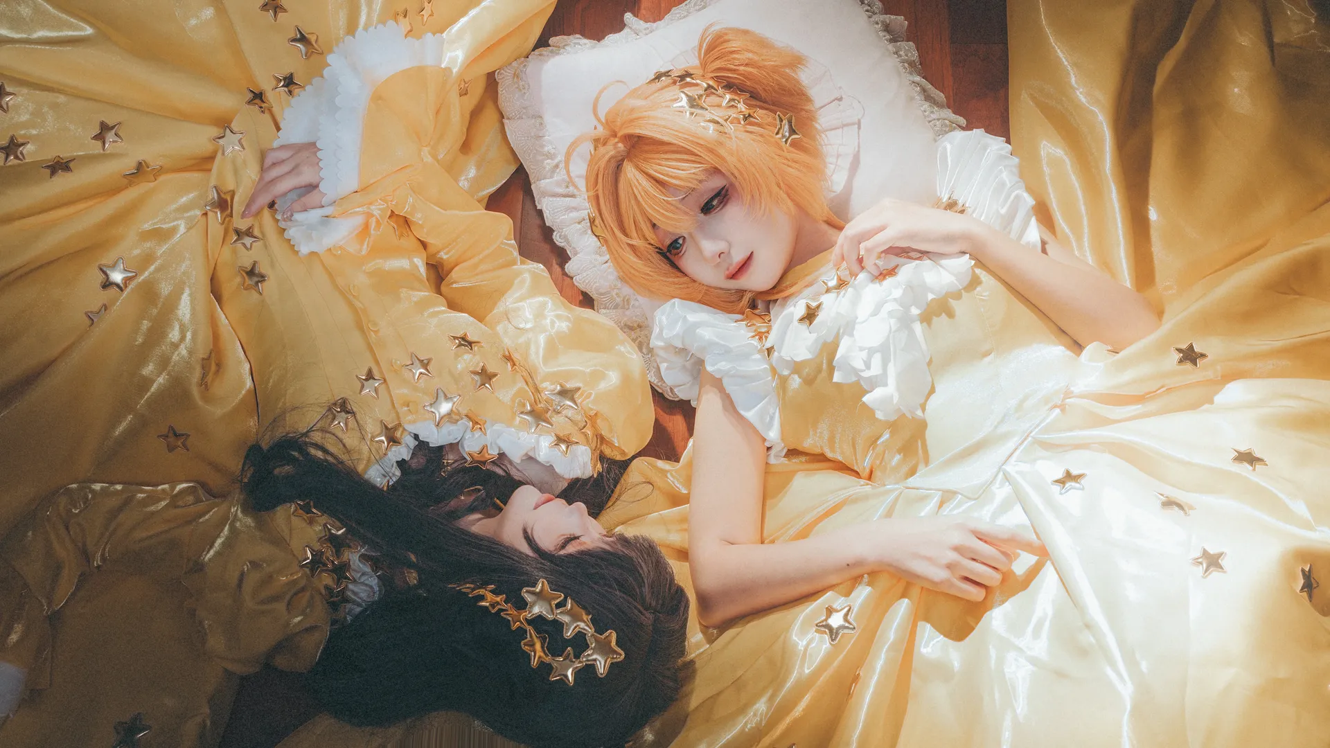 魔法少女樱, 二次元cos, 知世cos, 复古洋装, 星星礼服 - 第3张