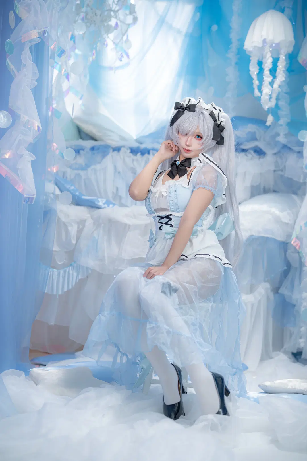 【Cinderella cosplay】GODDESS OF VICTORY: NIKKE Cinderella Maid Outfit Dreamy Photoshoot by 盈杏 - Image 2