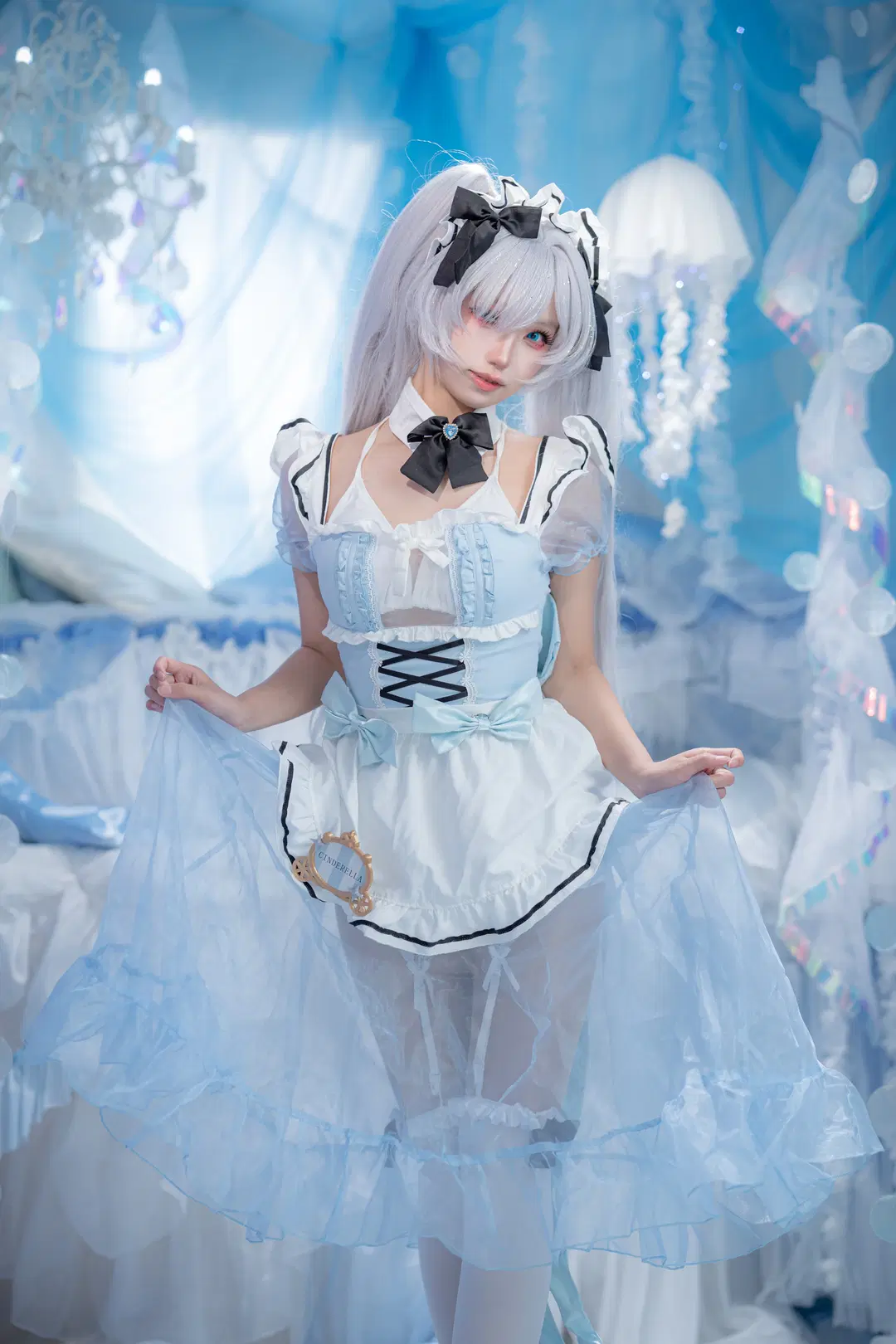 【Cinderella cosplay】GODDESS OF VICTORY: NIKKE Cinderella Maid Outfit Dreamy Photoshoot by 盈杏 - Image 3