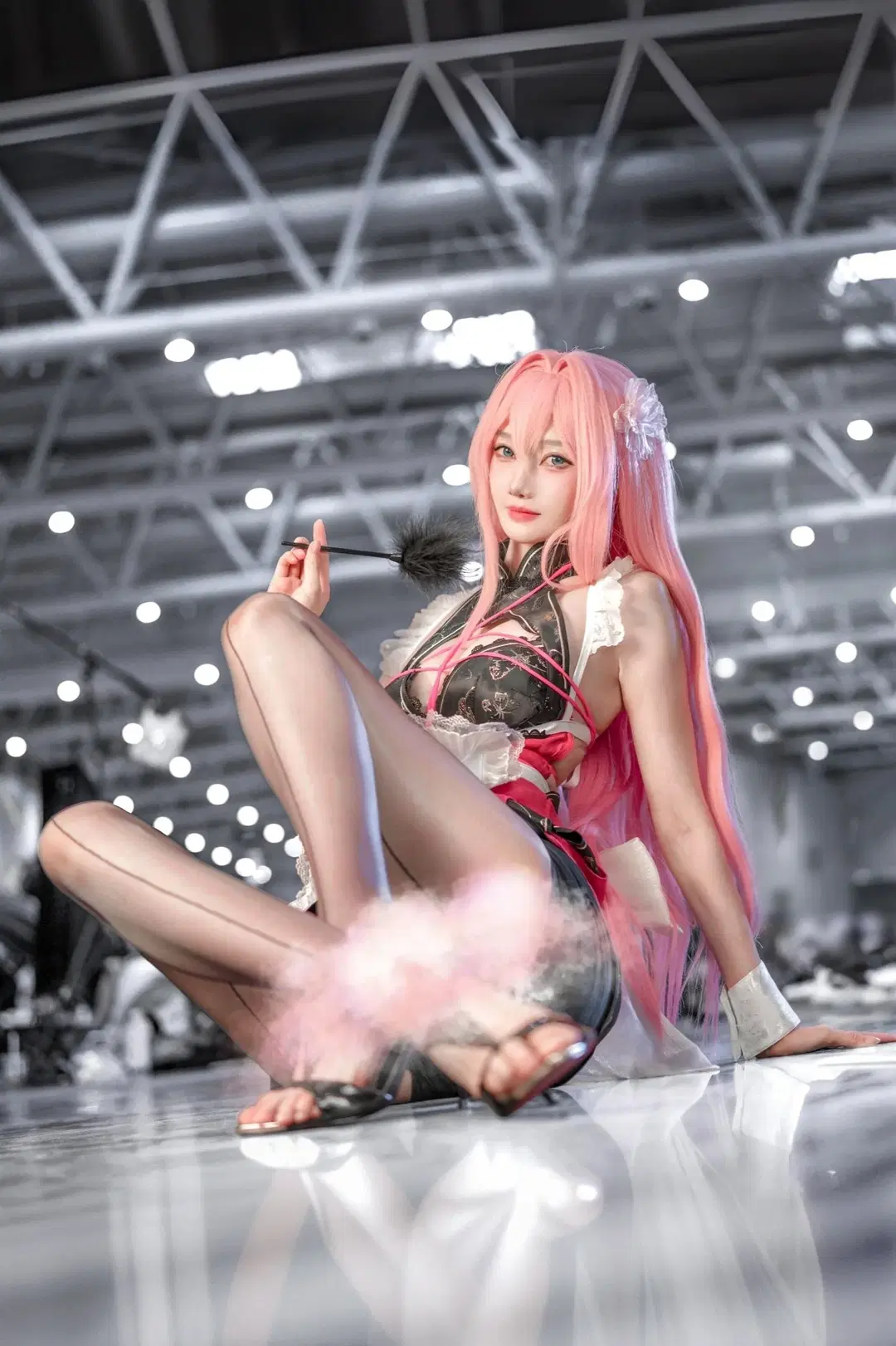 女仆装, 漫展场照, nikke, 丝袜, 薇尔维特cos