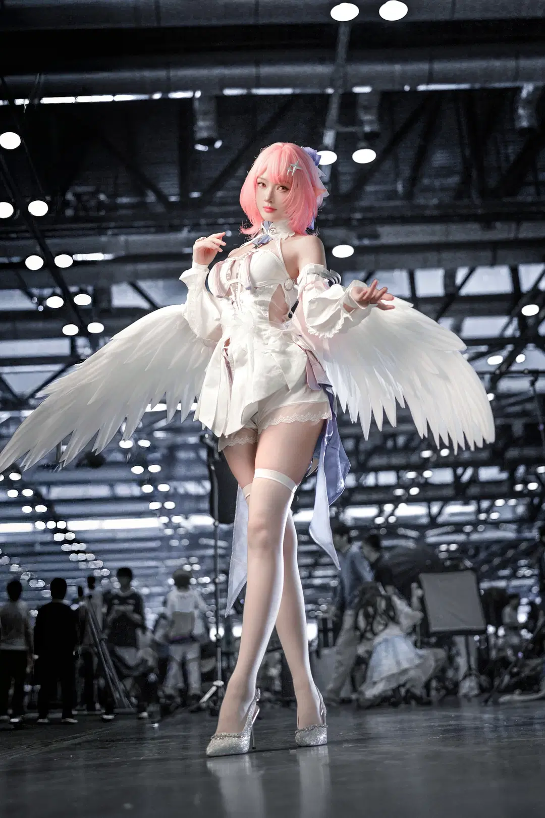 Zenless Zone Zero, cosplay, Convention photos, Remielle cosplay, Stockings
