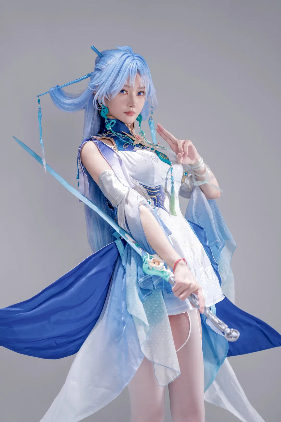 Qingxiao cosplay: Wuthering Waves Mortal Sword Heart by 只要三分糖 - Image 2