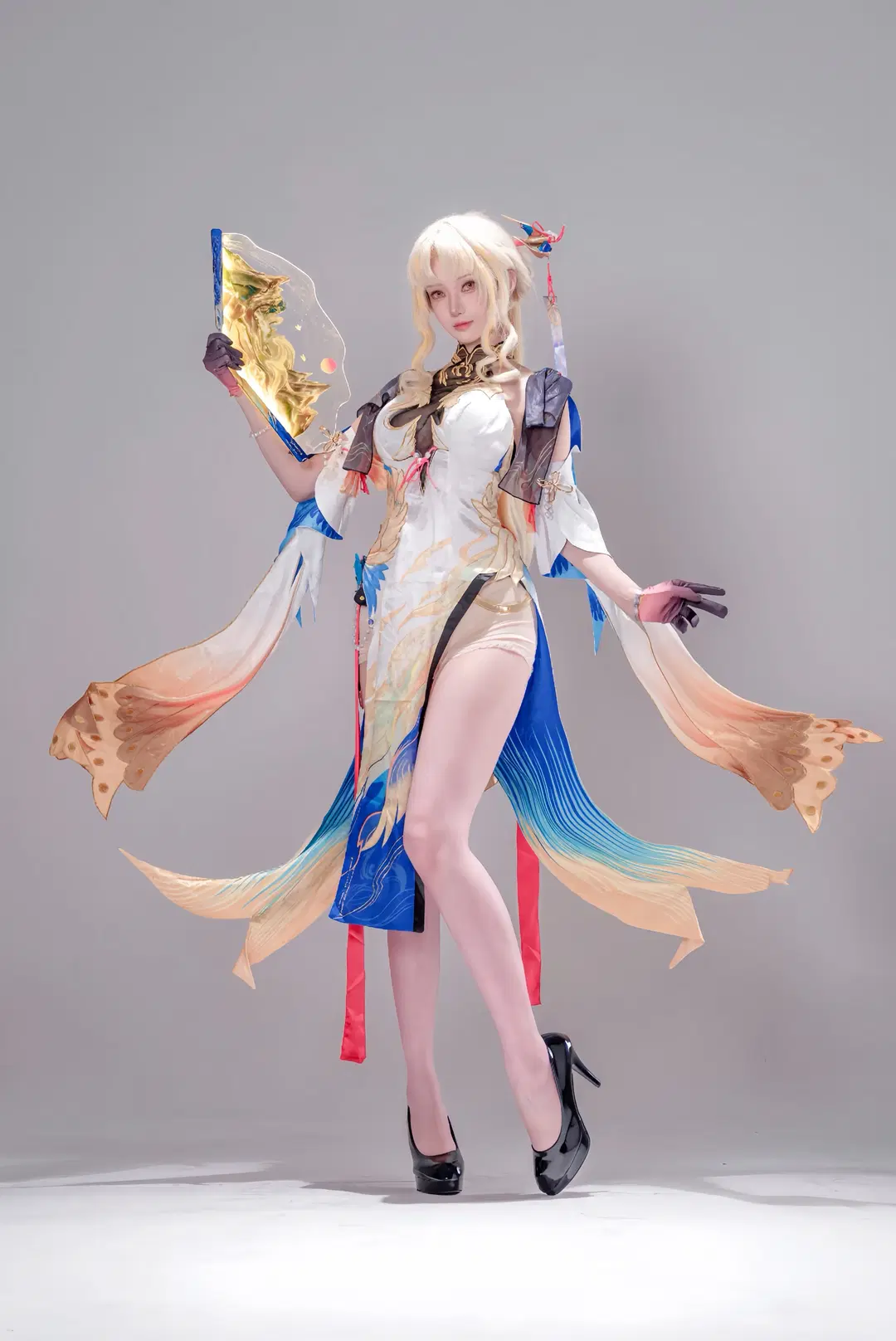 【穗穗cos】鸣潮国风旗袍，细节与质感的心血呈现 - 只要三分糖 - 第2张