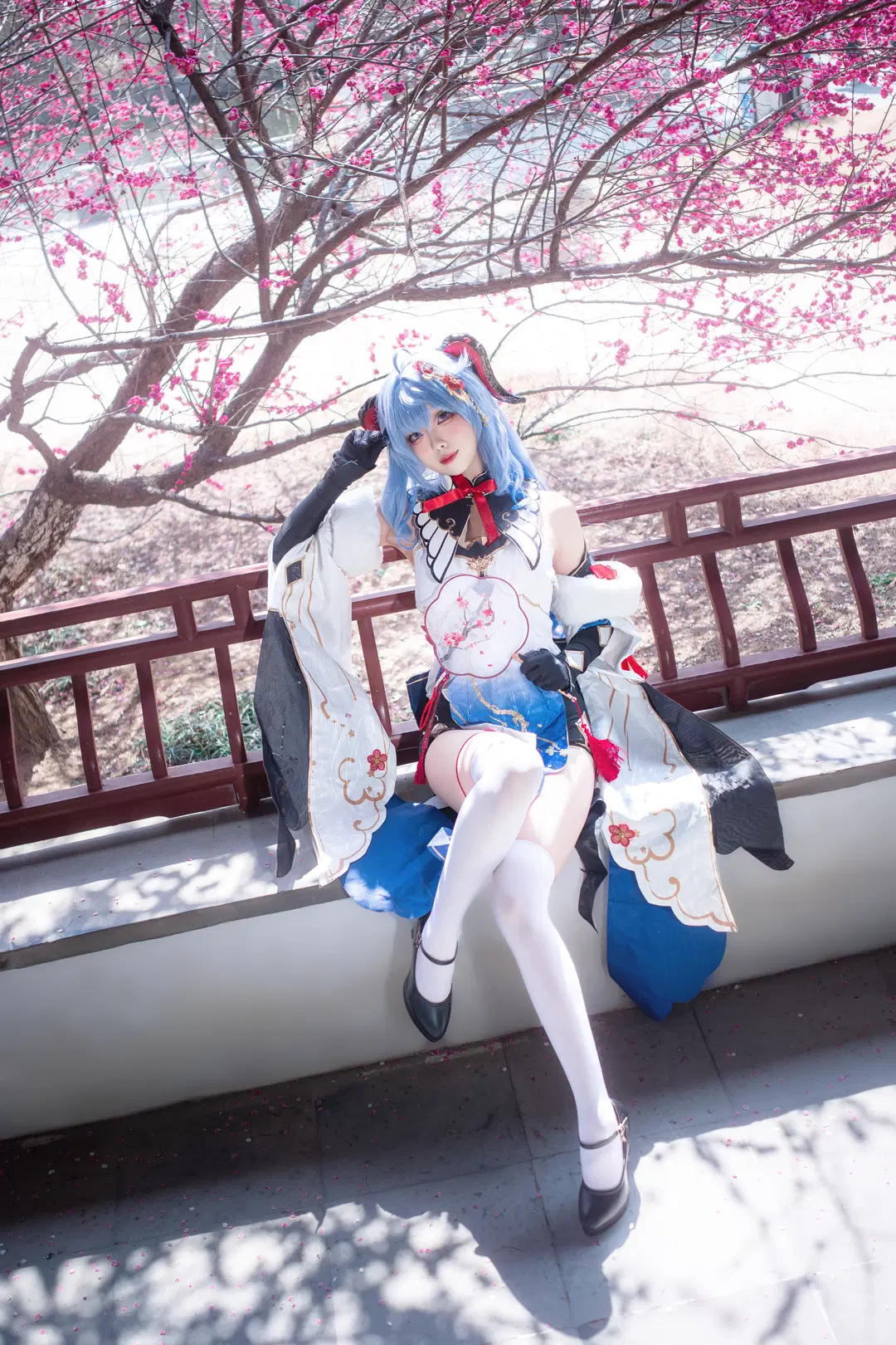 【甘雨cos】原神甘雨雪中红梅旗袍 - 租客的鱼 - 第4张