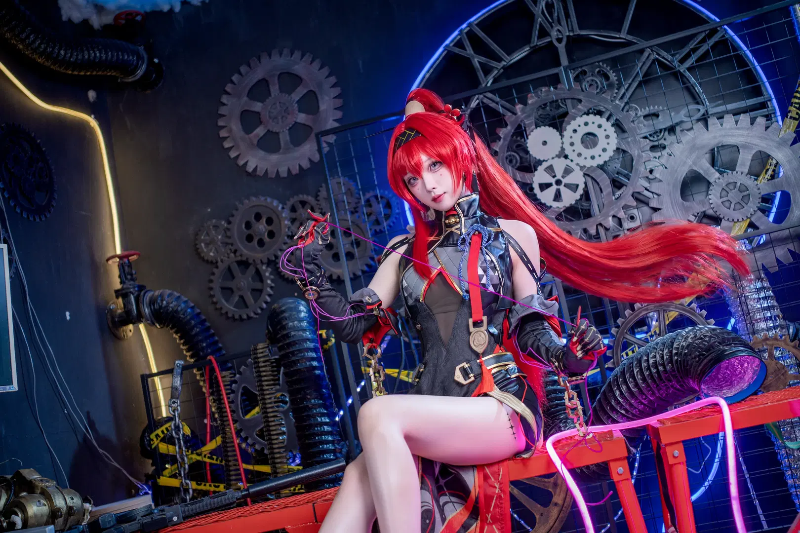 【吟霖cos】崩坏星穹铁道里的赛博机械师 - 租客的鱼 - 第5张