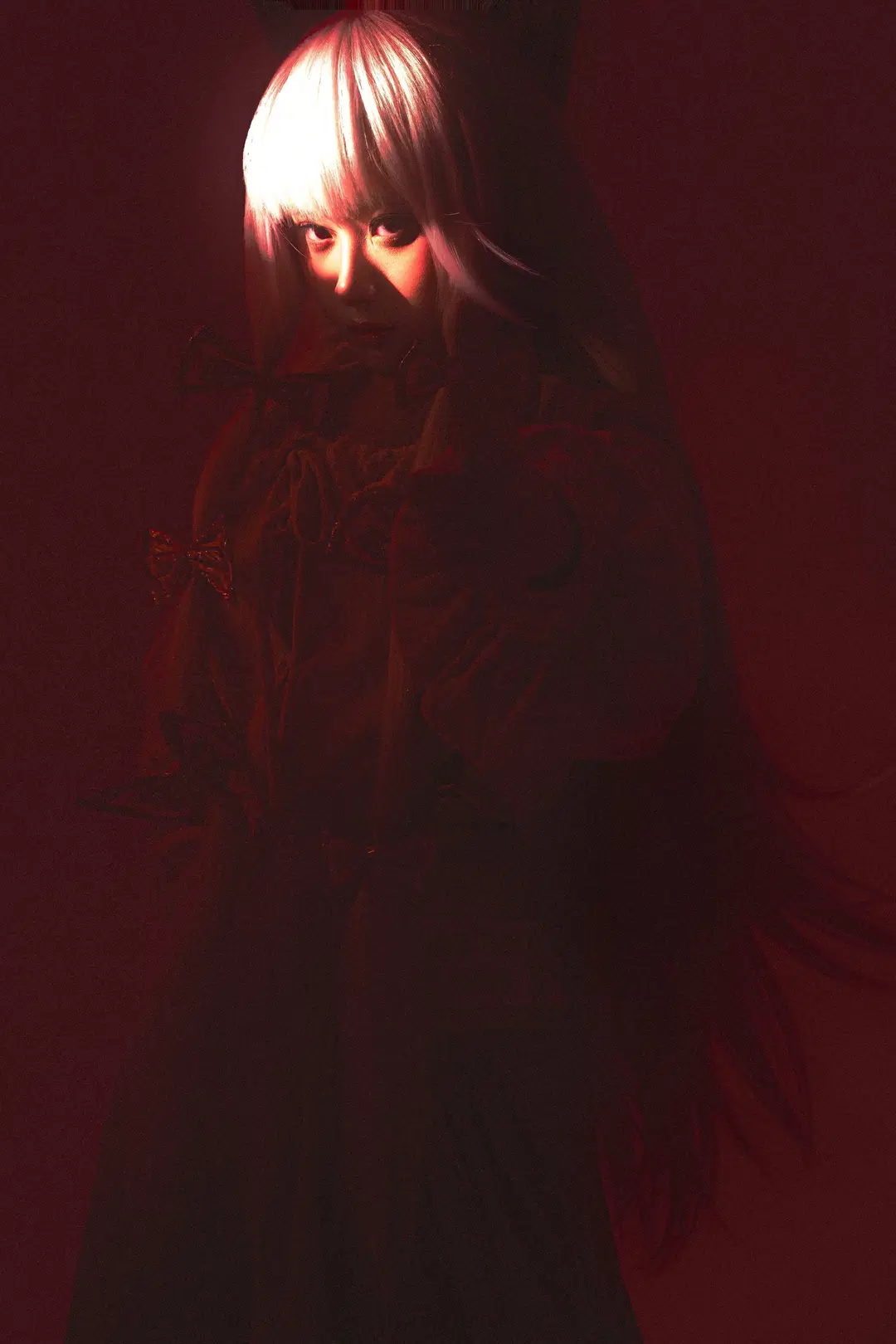 【藤原妹紅コスプレ】東方永夜抄 竹林の業火、素顔は気だるげな「不良少女」 - 暮山紫薯 - 2枚目