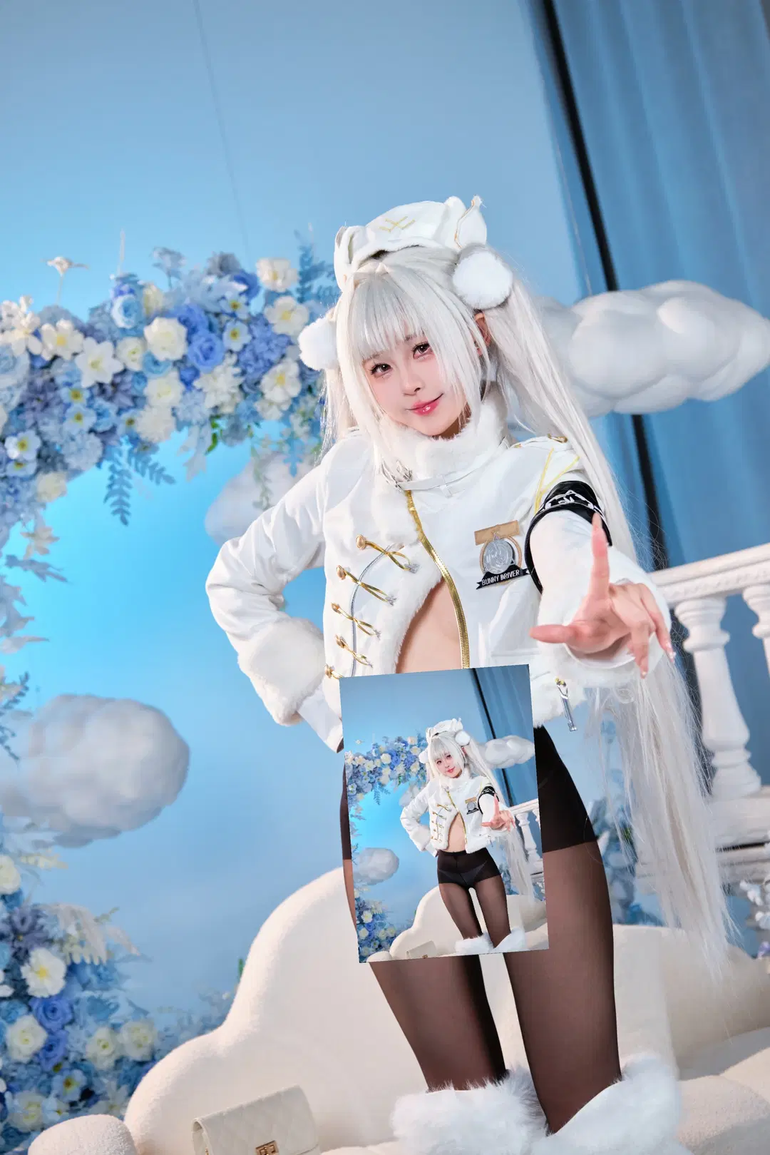 【白ウサギ コスプレ】勝利の女神：NIKKE フォーチュン・エクスプレス出発進行 - GOODLUCK好兆头 - 4枚目