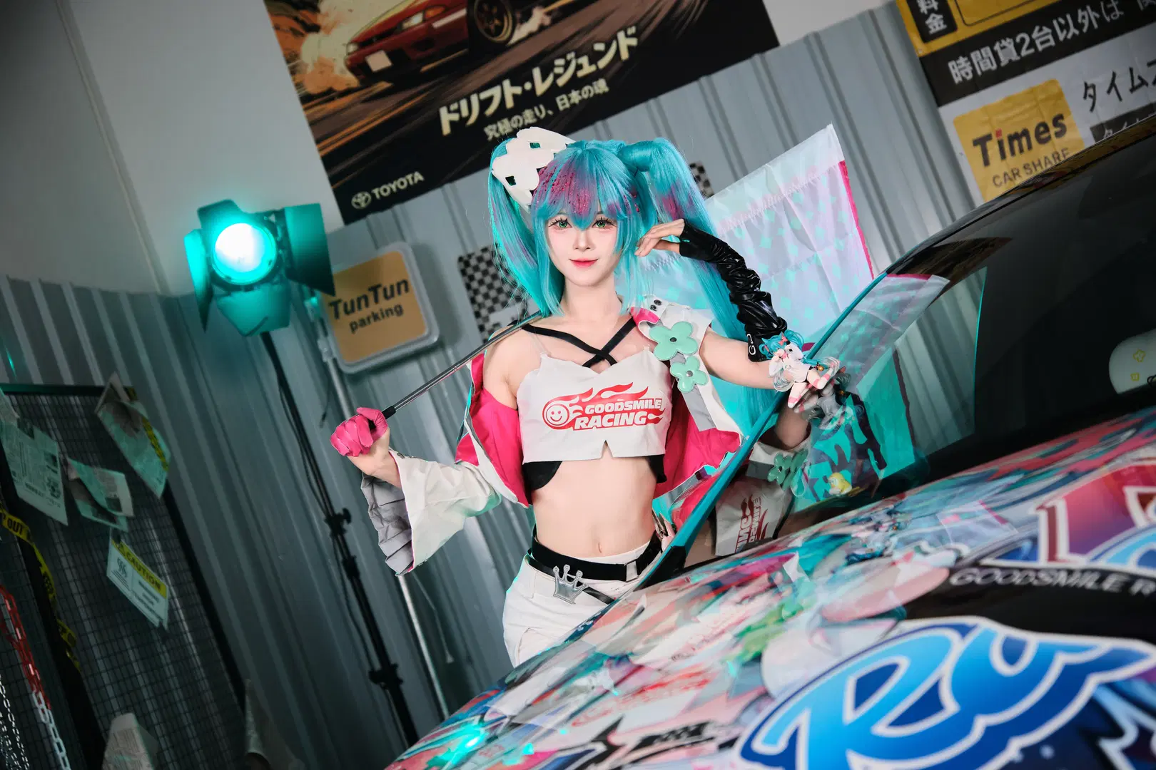 【初音未来cos】车库里的赛车初音，呈现速度与激情 - GOODLUCK好兆头 - 第4张