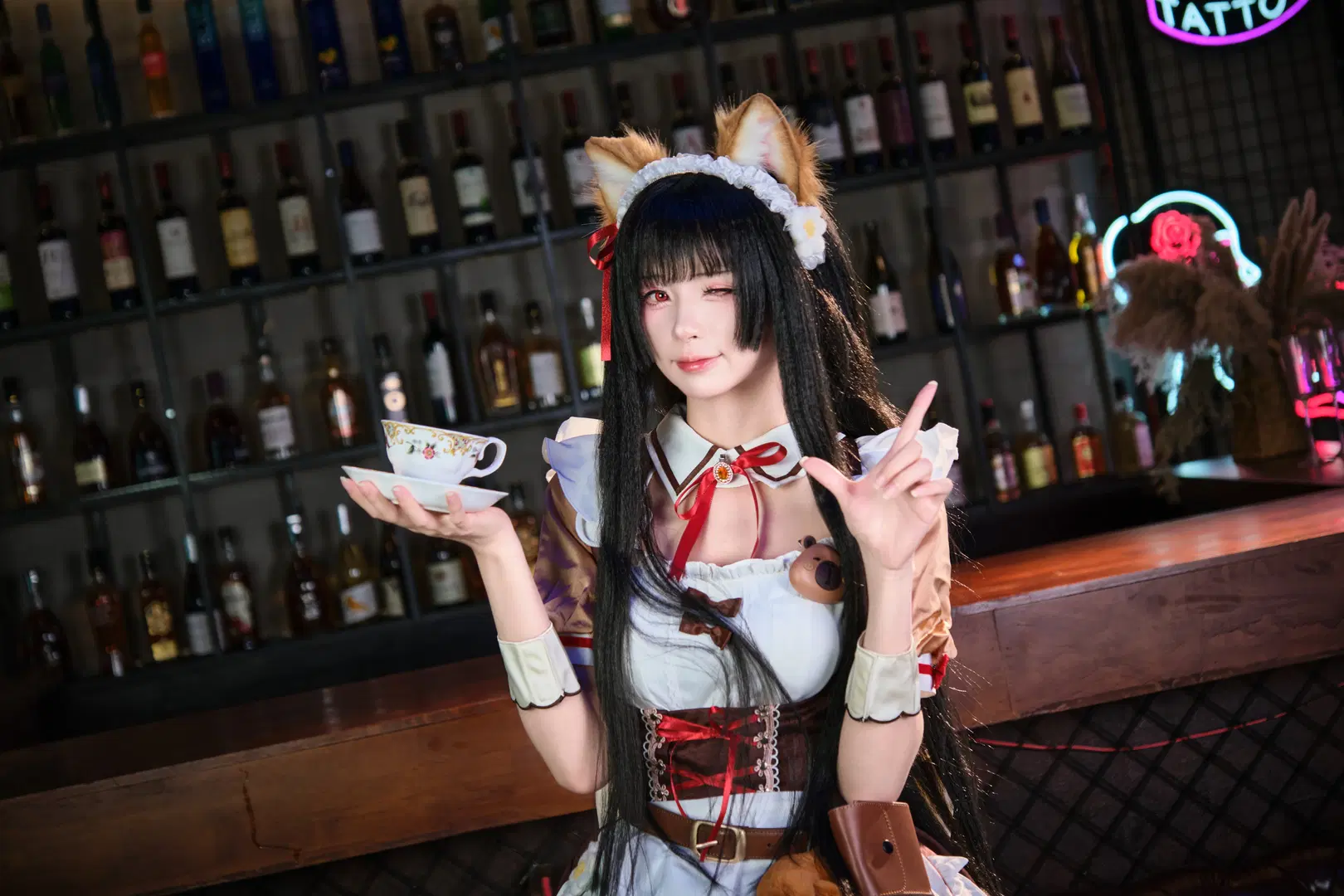 【千咲cos】鳴潮千咲女僕咖啡廳，這套搭配絕了 - GOODLUCK好兆头 - 第18張