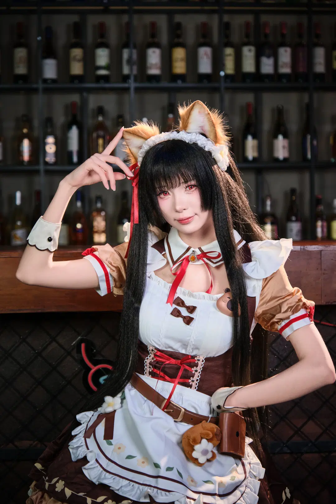 【千咲cos】鳴潮千咲女僕咖啡廳，這套搭配絕了 - GOODLUCK好兆头 - 第8張