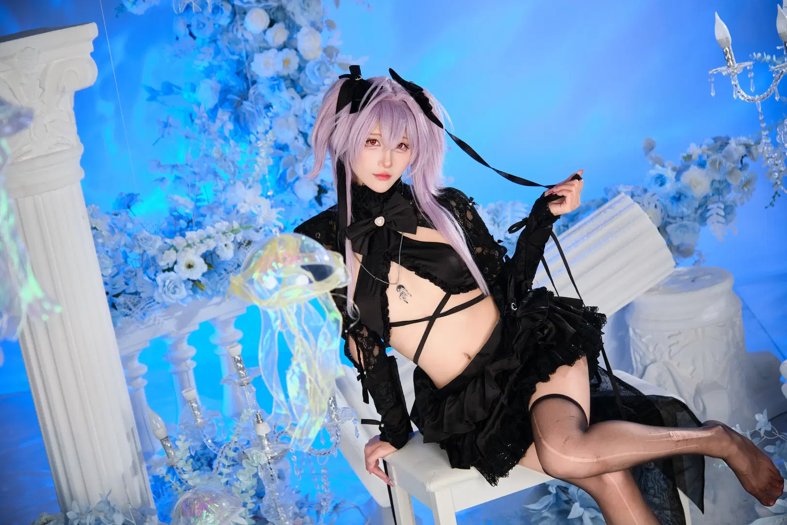 【莉贝雷利奥cos】胜利女神妮姬梦境湖的暗黑水母少女 - GOODLUCK好兆头 - 第5张