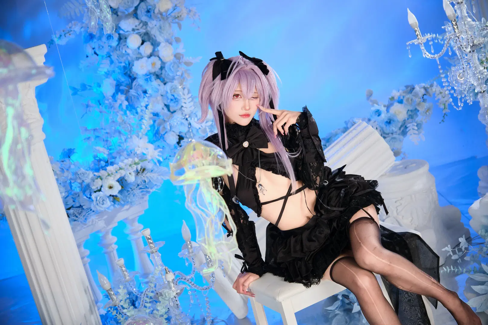 【莉贝雷利奥cos】胜利女神妮姬梦境湖的暗黑水母少女 - GOODLUCK好兆头 - 第9张