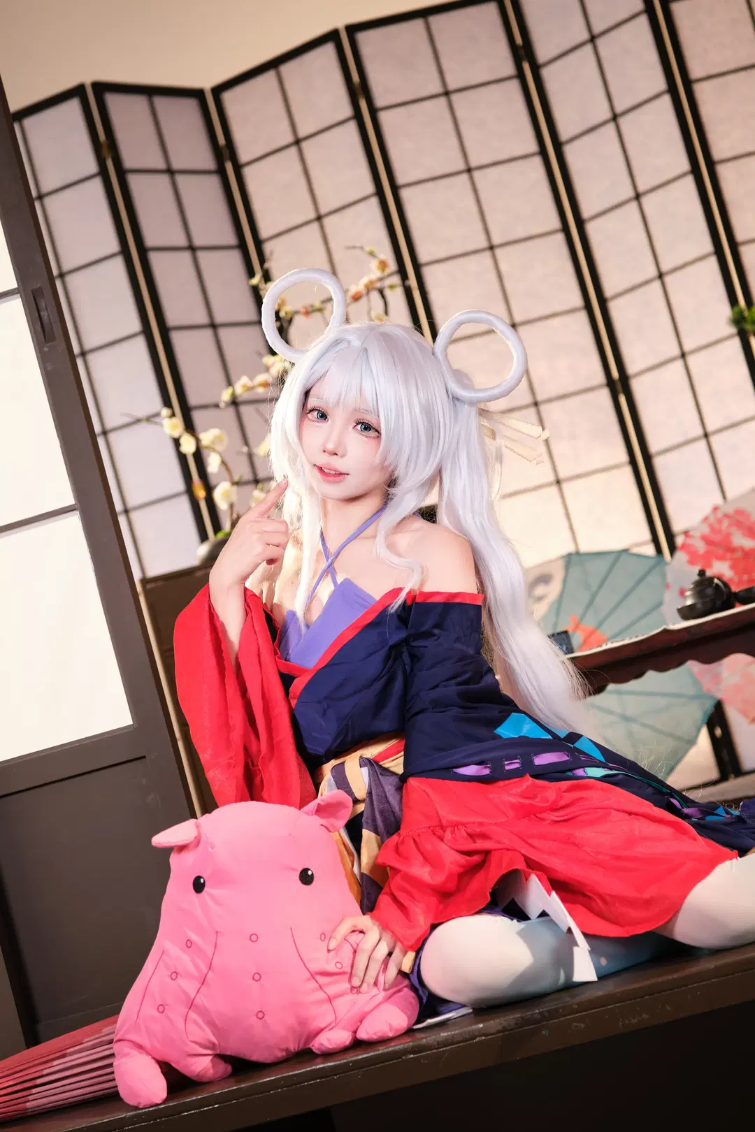 【月見ヤチヨコスプレ】『超かぐや姫！』桜の下で交わす和風コスプレの約束 - GOODLUCK好兆头 - 15枚目