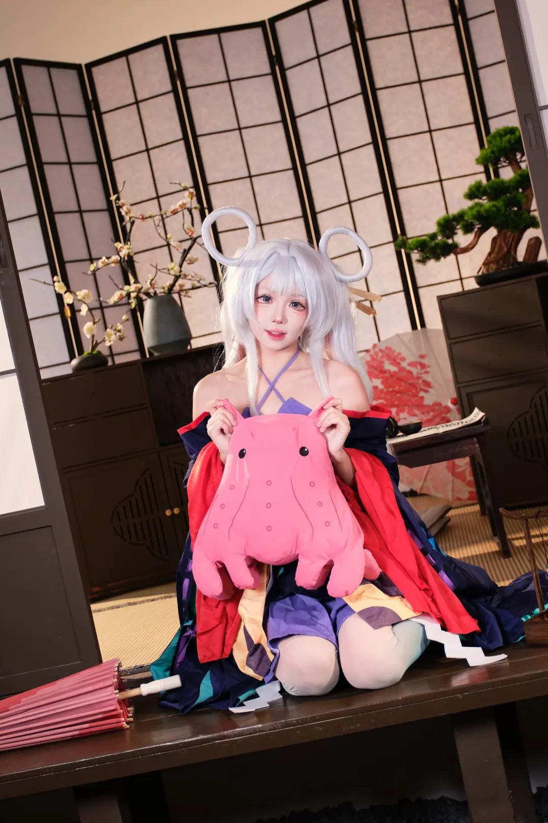 【月見ヤチヨコスプレ】『超かぐや姫！』桜の下で交わす和風コスプレの約束 - GOODLUCK好兆头 - 18枚目