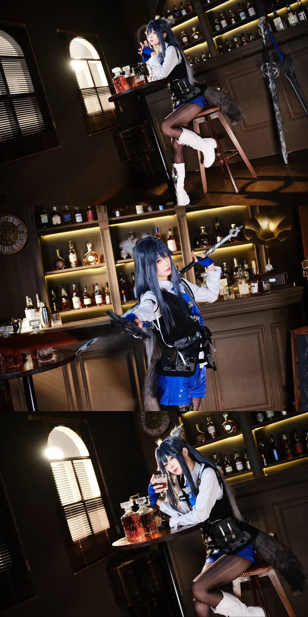 [Texas the Omertosa cosplay] Arknights: Shadow Blade in a Vintage Bar by GOODLUCK好兆头 - Image 5