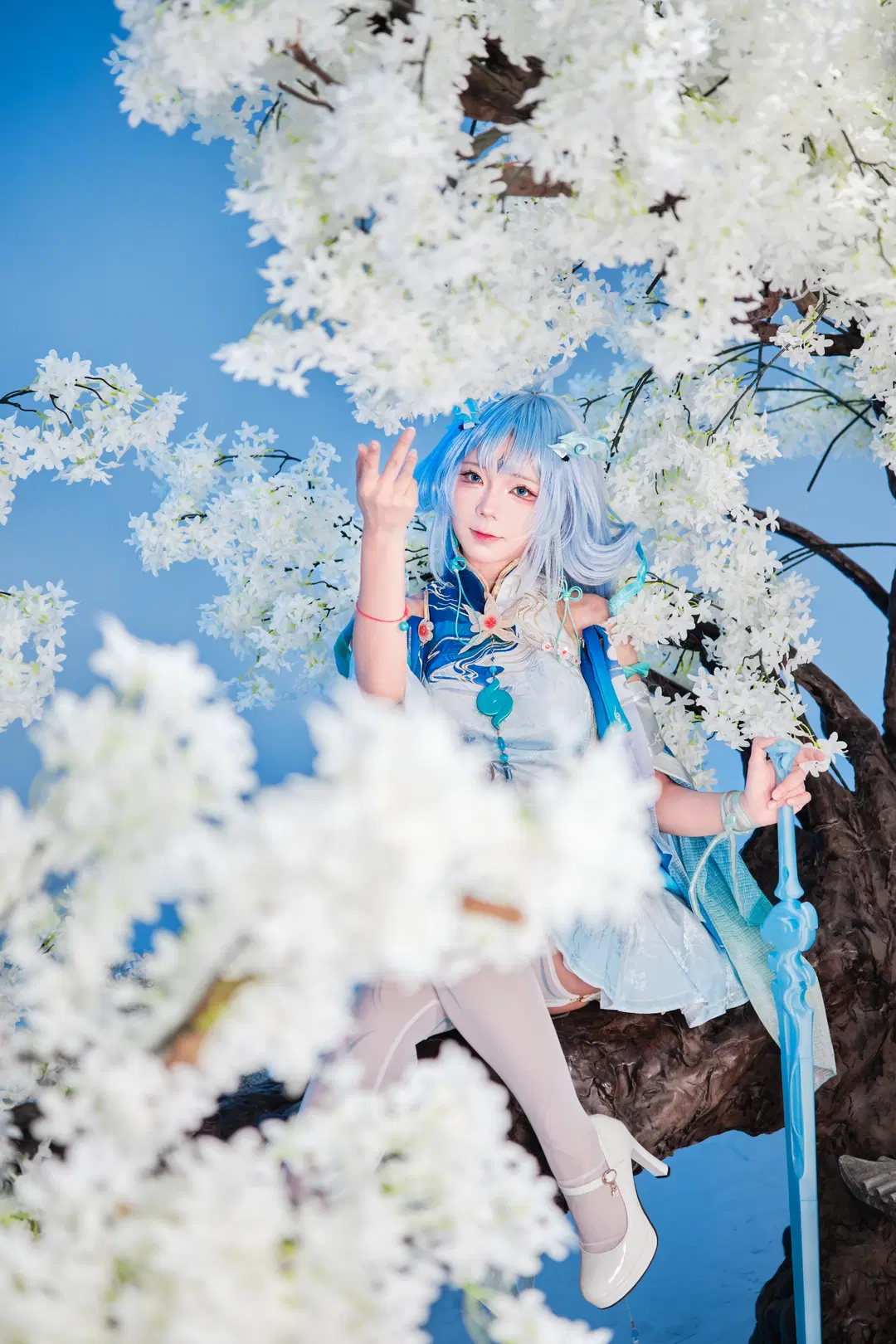 【Qingxiao cosplay】Wuthering Waves Master Qingxiao Online: Practicing Martial Arts in Horse Stances by GOODLUCK好兆头 - Image 12