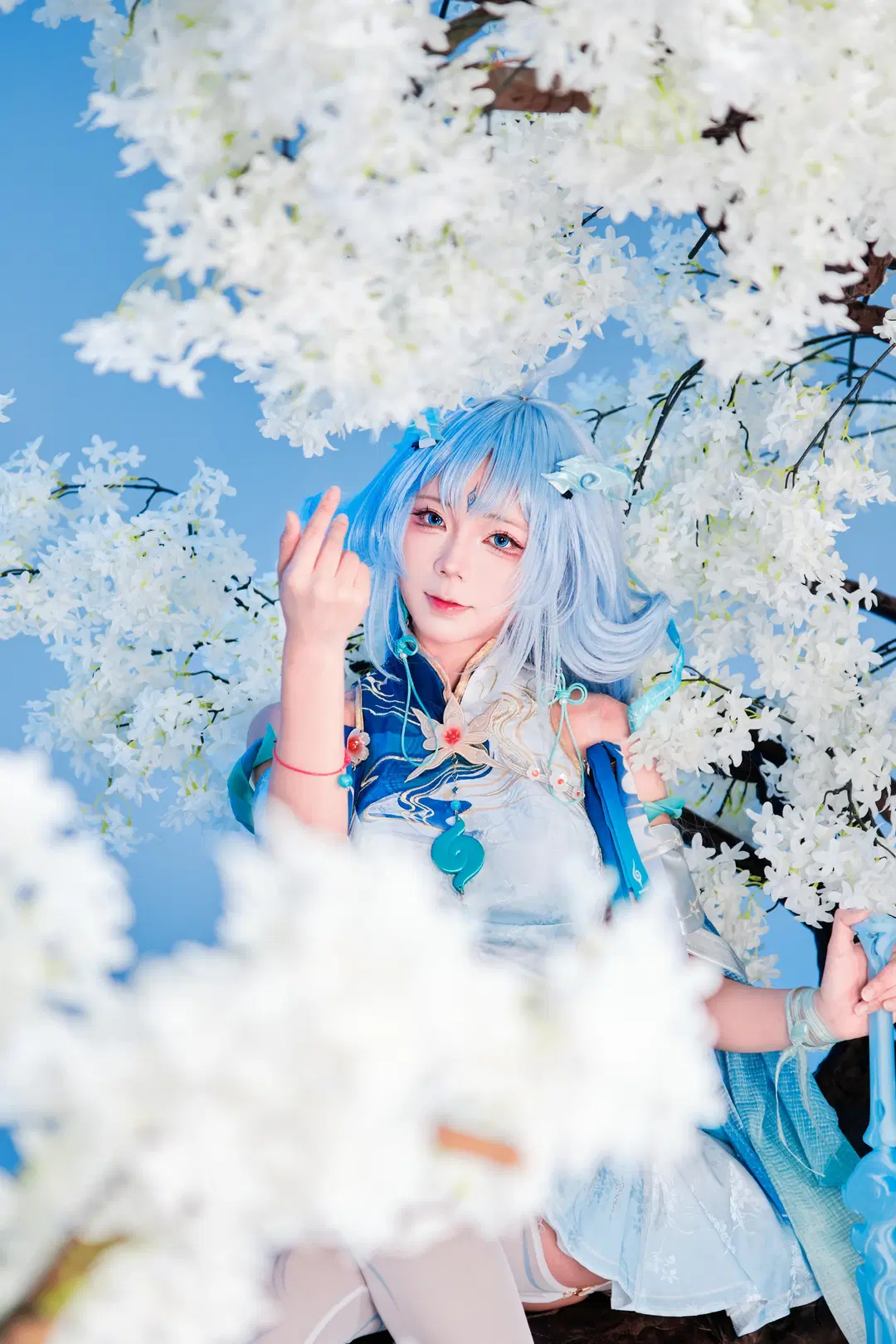【Qingxiao cosplay】Wuthering Waves Master Qingxiao Online: Practicing Martial Arts in Horse Stances by GOODLUCK好兆头 - Image 4