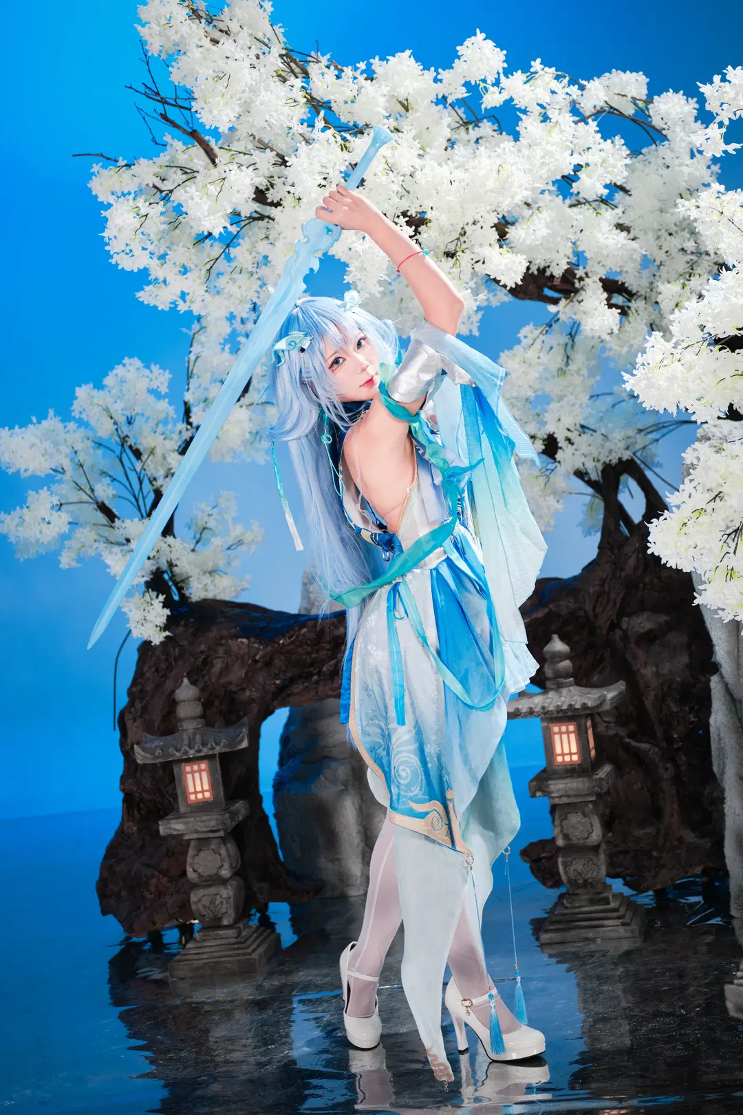 【Qingxiao cosplay】Wuthering Waves Master Qingxiao Online: Practicing Martial Arts in Horse Stances by GOODLUCK好兆头 - Image 8