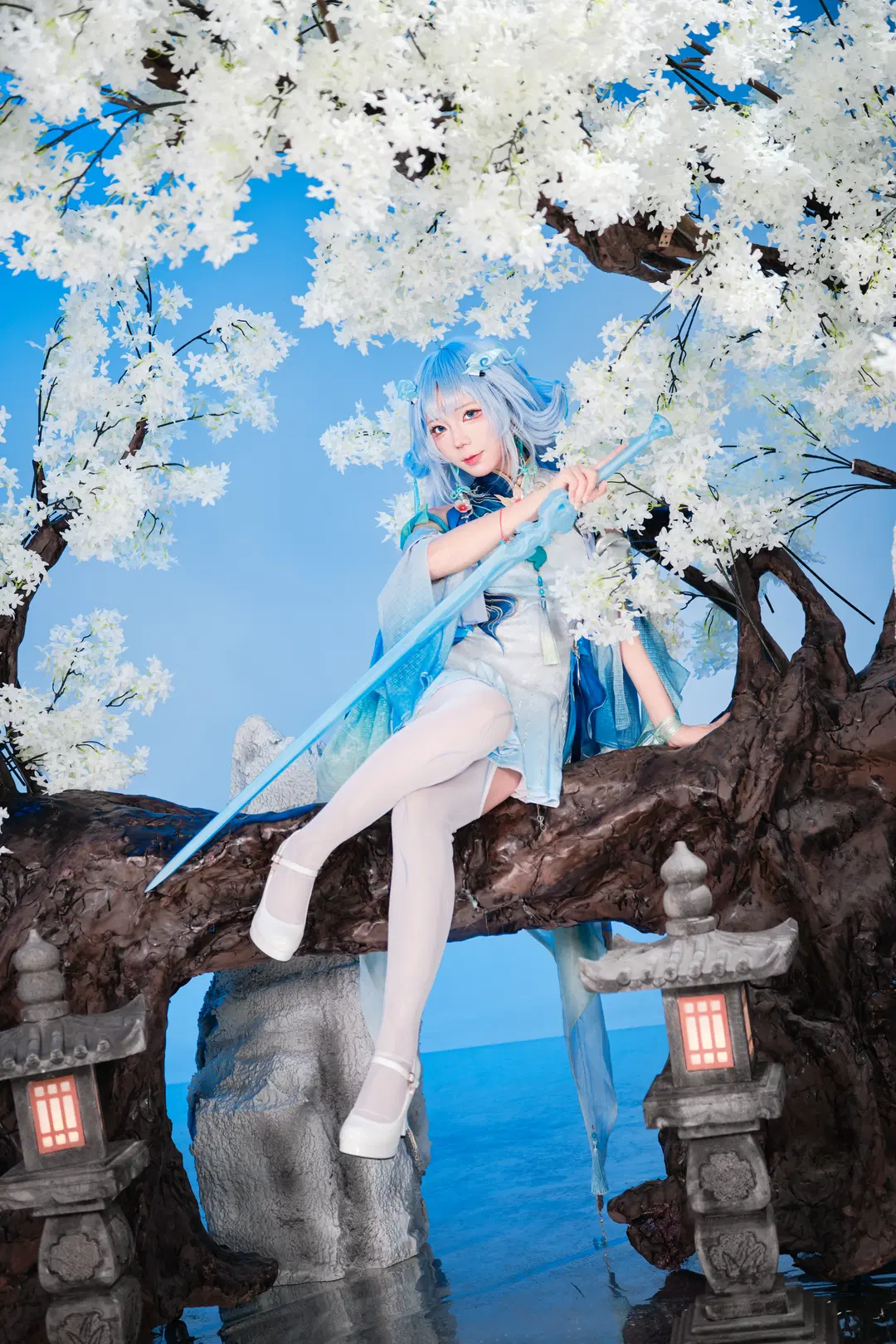 【Qingxiao cosplay】Wuthering Waves Master Qingxiao Online: Practicing Martial Arts in Horse Stances by GOODLUCK好兆头 - Image 9