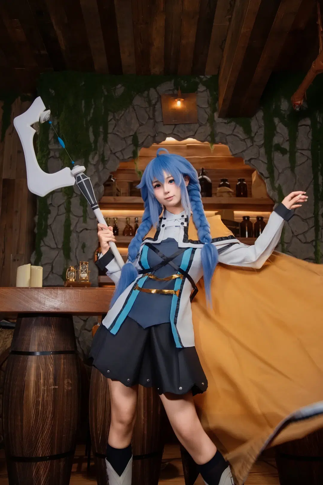 [Roxy cosplay] The Magician from Mushoku Tensei: Jobless Reincarnation Tavern Encounter by Yui - Image 5