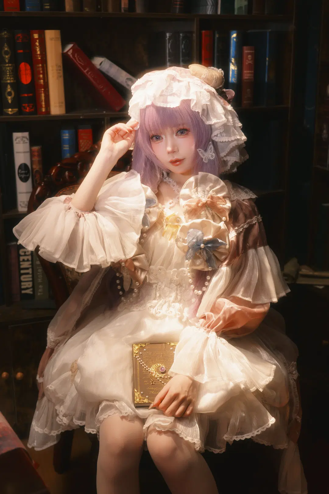 【帕秋莉cos】东方Project七曜魔女的图书馆静谧时光 - 另一个岁岁 - 第2张